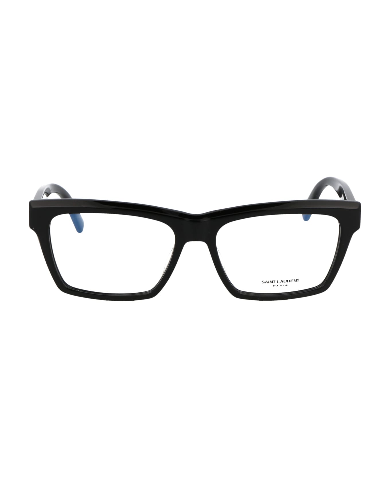Saint Laurent Eyewear Sl M104 Opt Glasses - 001 BLACK BLACK TRANSPARENT アイウェア