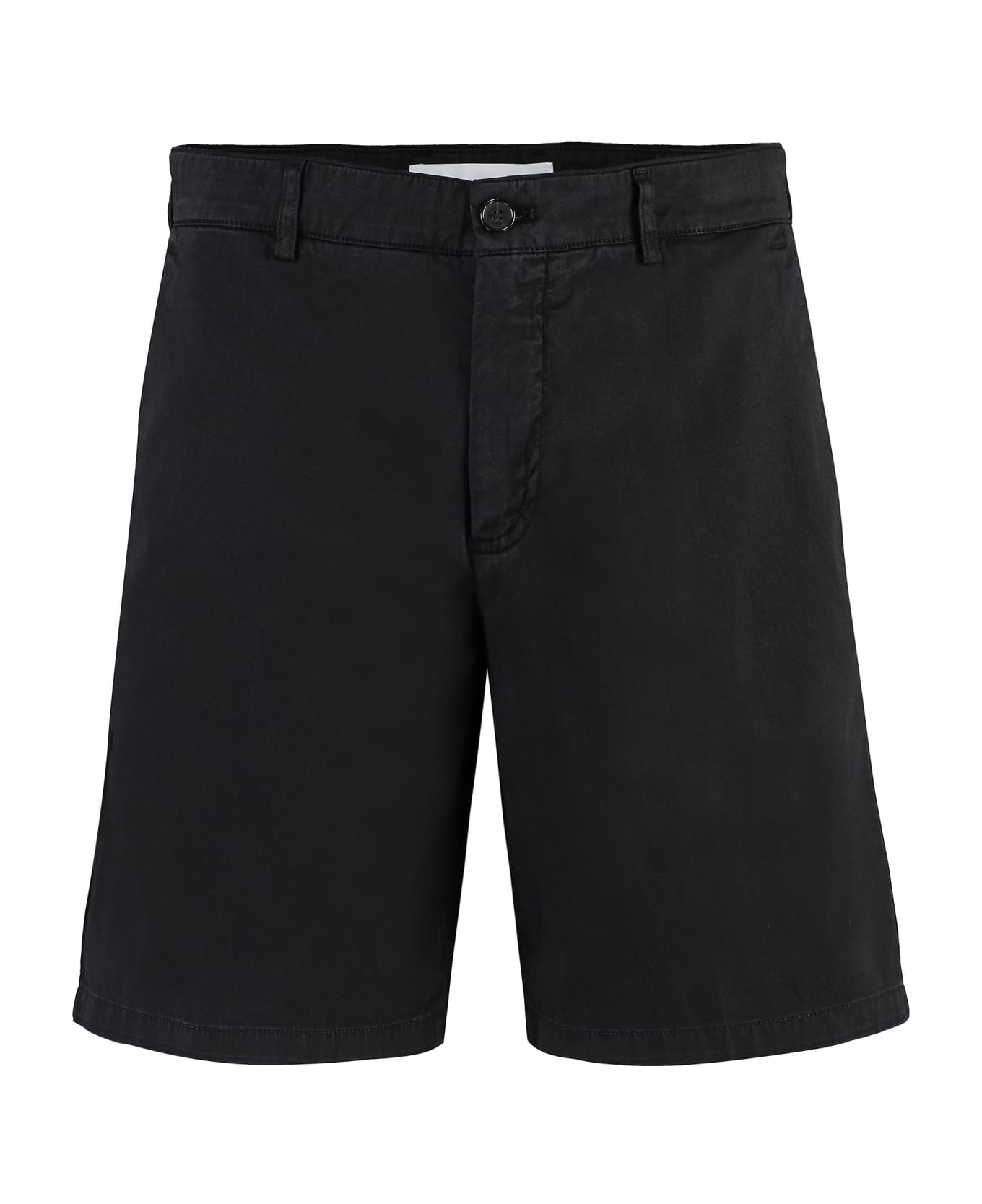 Department Five Tim Cotton Bermuda Shorts - black