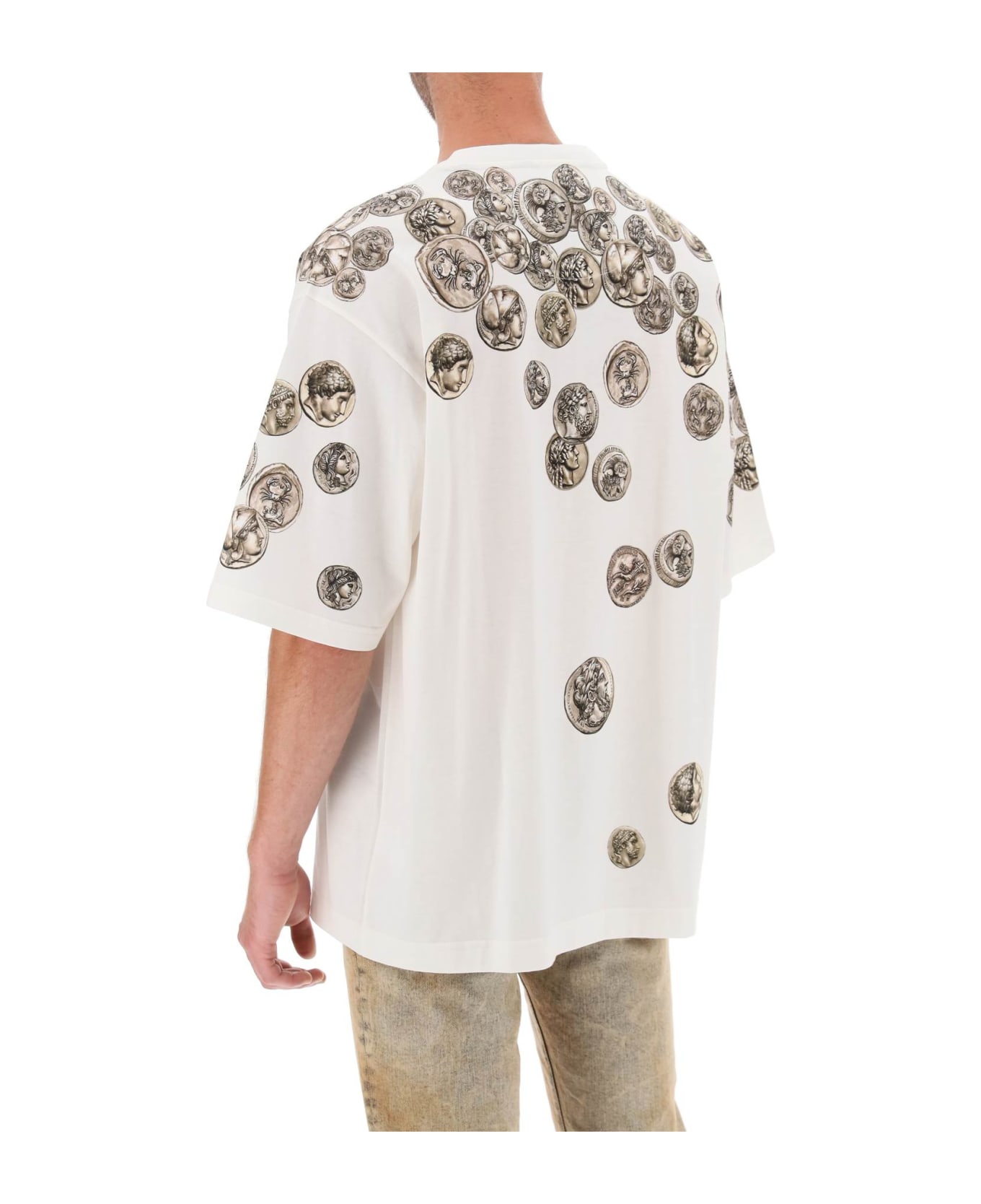 Dolce & Gabbana Coins Print T-shirt - White シャツ