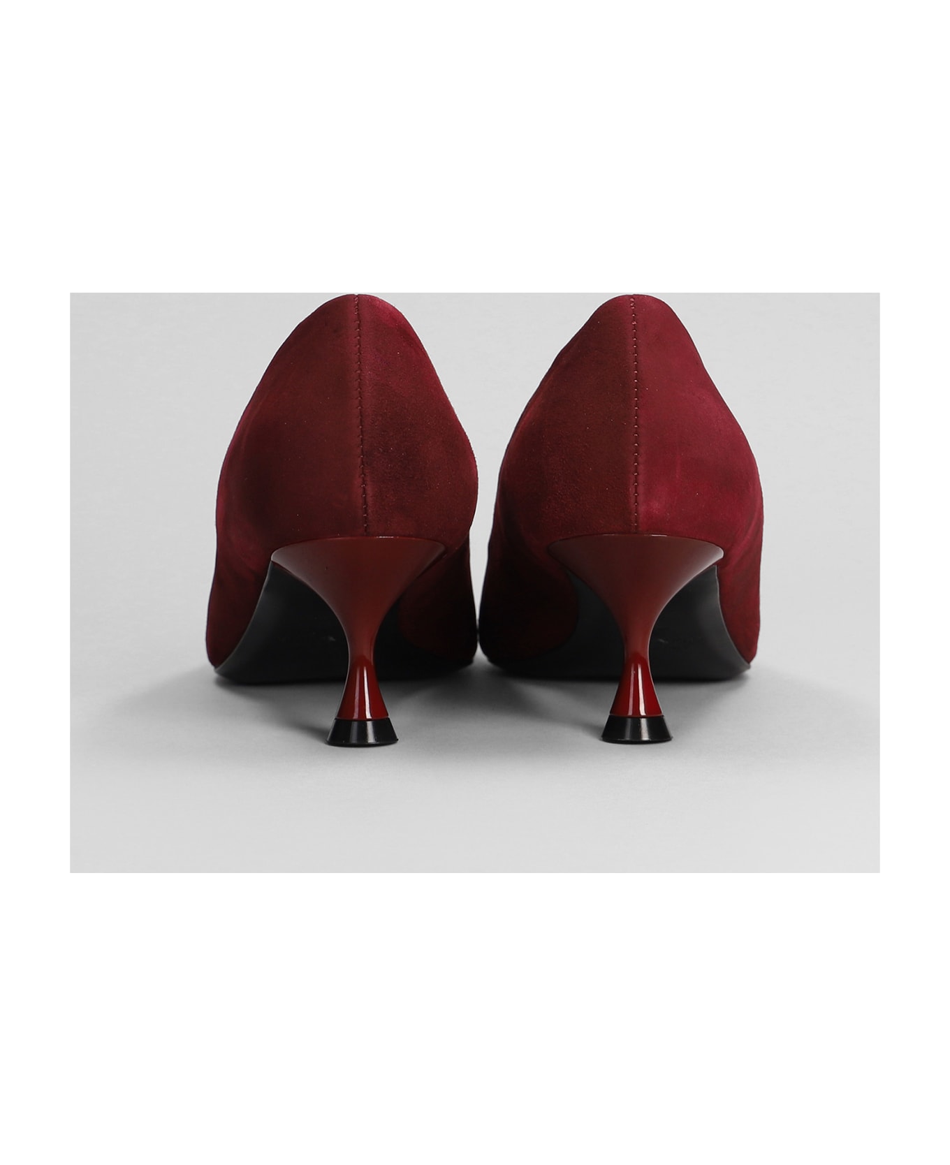 Marc Ellis Pumps In Bordeaux Suede - bordeaux