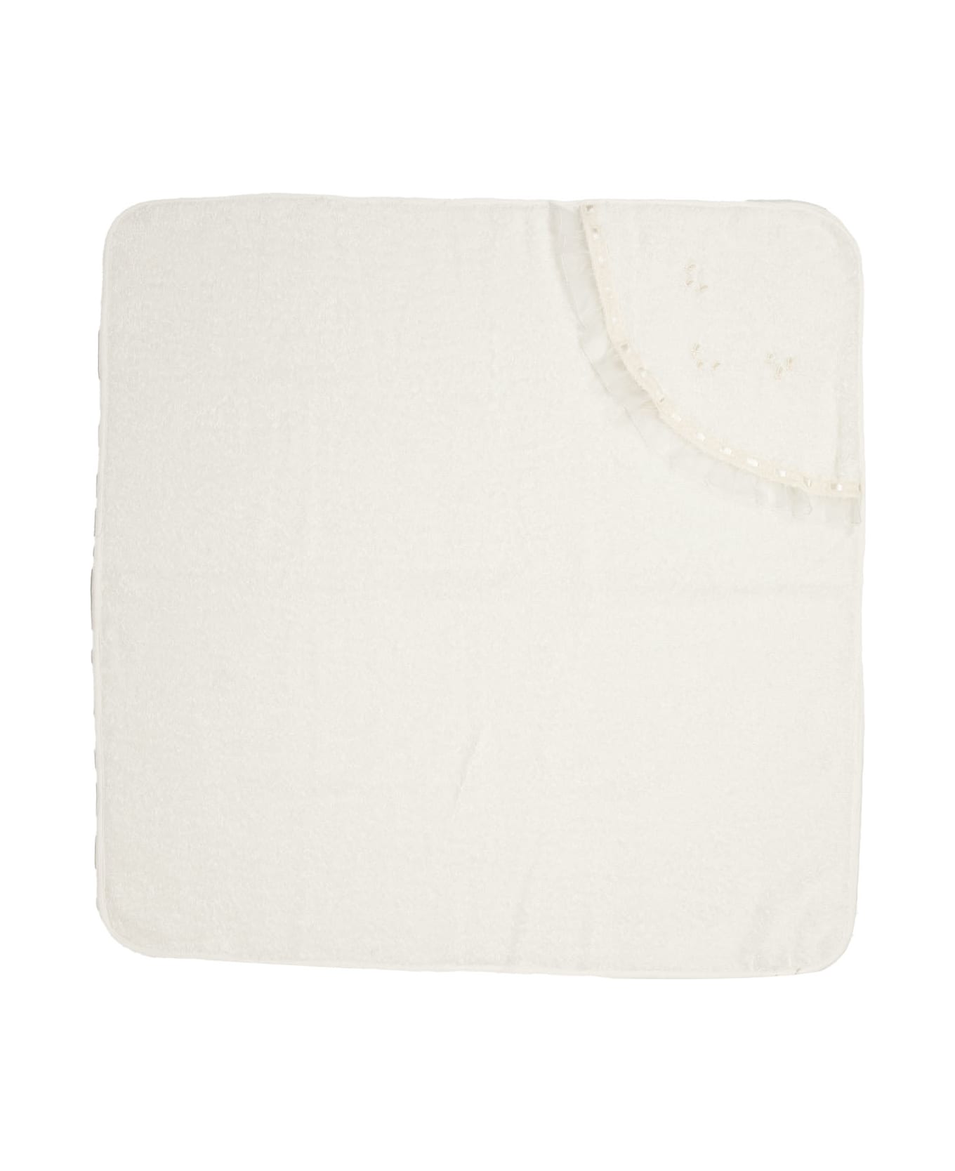 Piccola Giuggiola Cotton Sponge Bathrobe - White アクセサリー＆ギフト