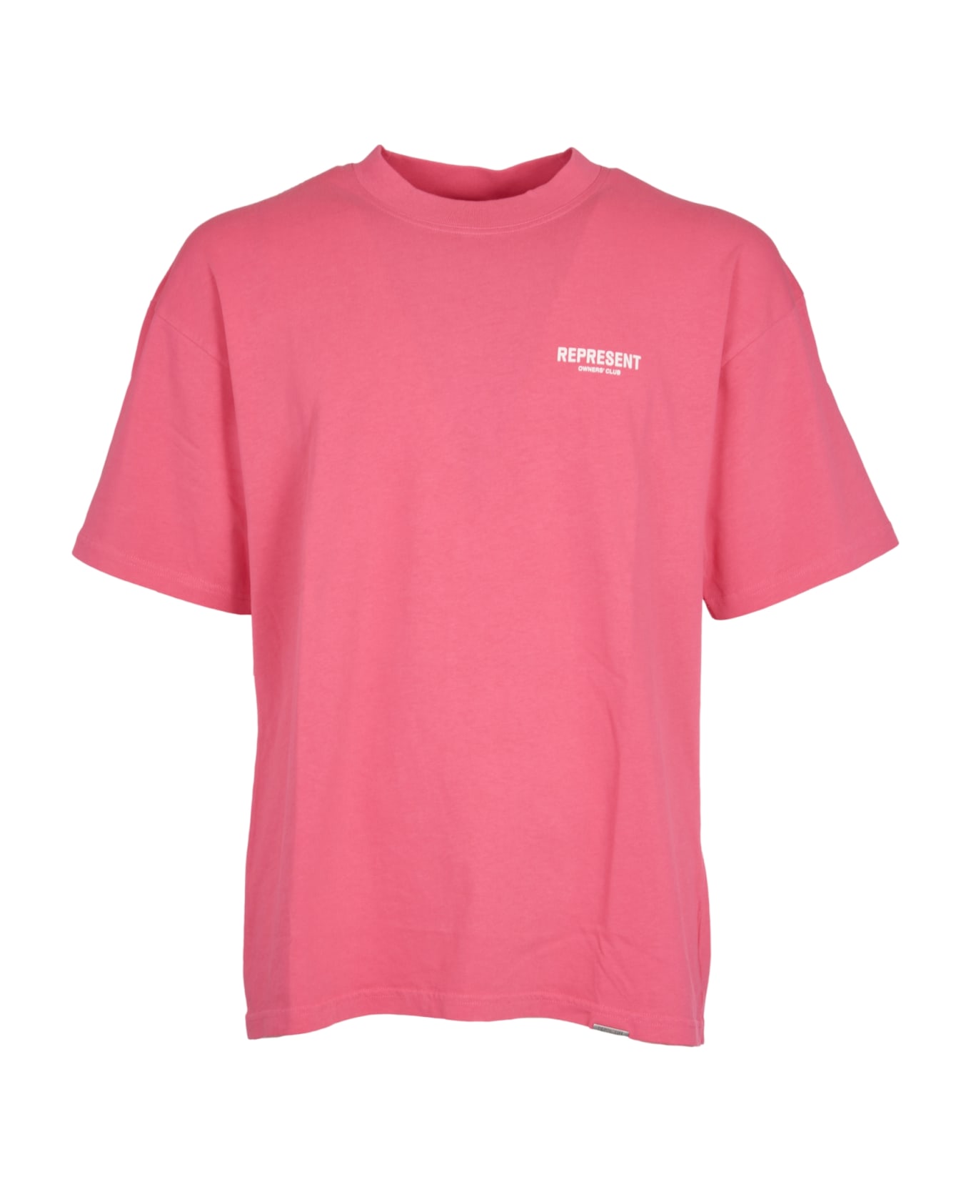 REPRESENT Logo Round Neck T-shirt - Bubblegum Pink