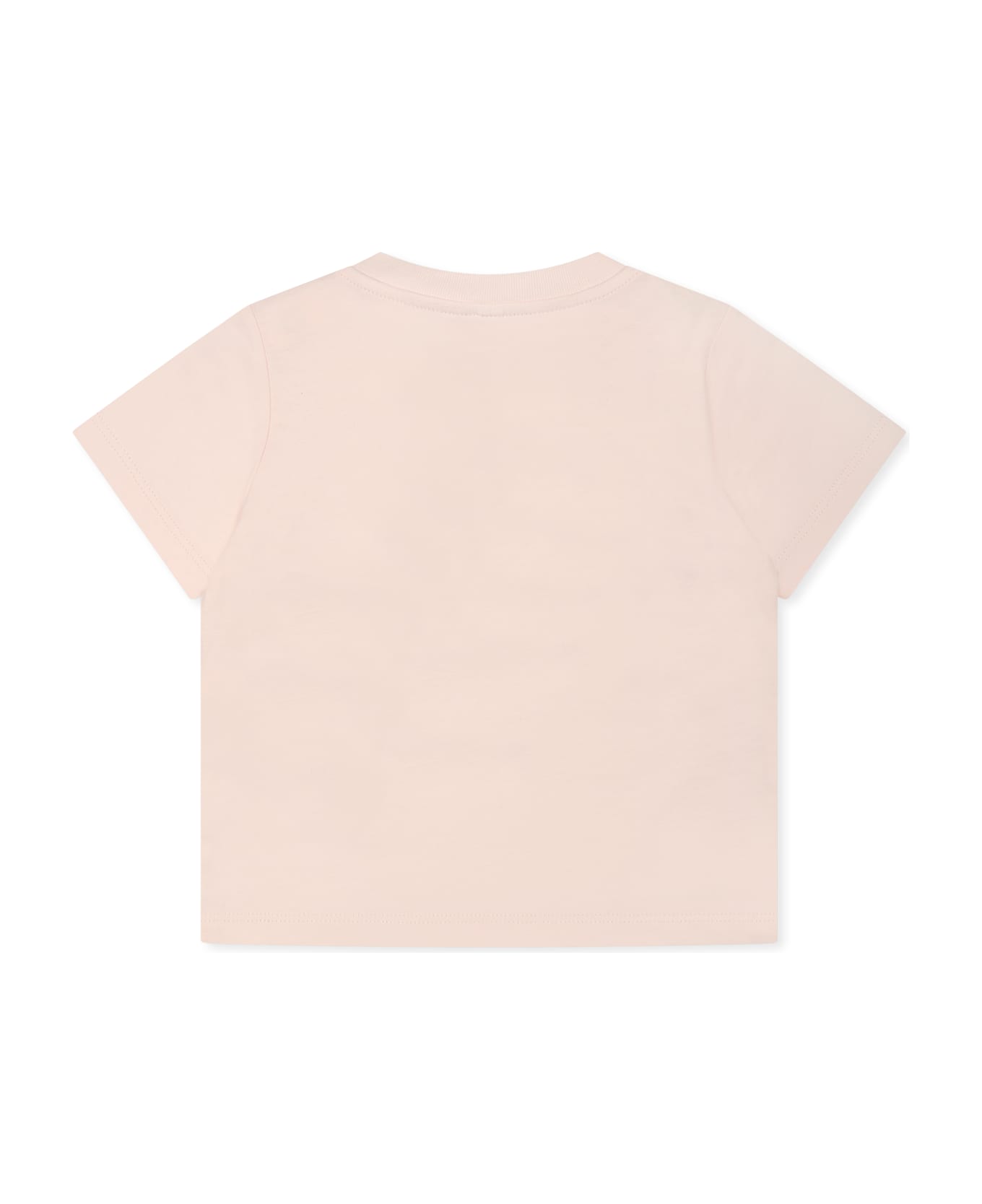Stella McCartney Kids Pink T-shirt For Baby Girl With Cherry - Pink