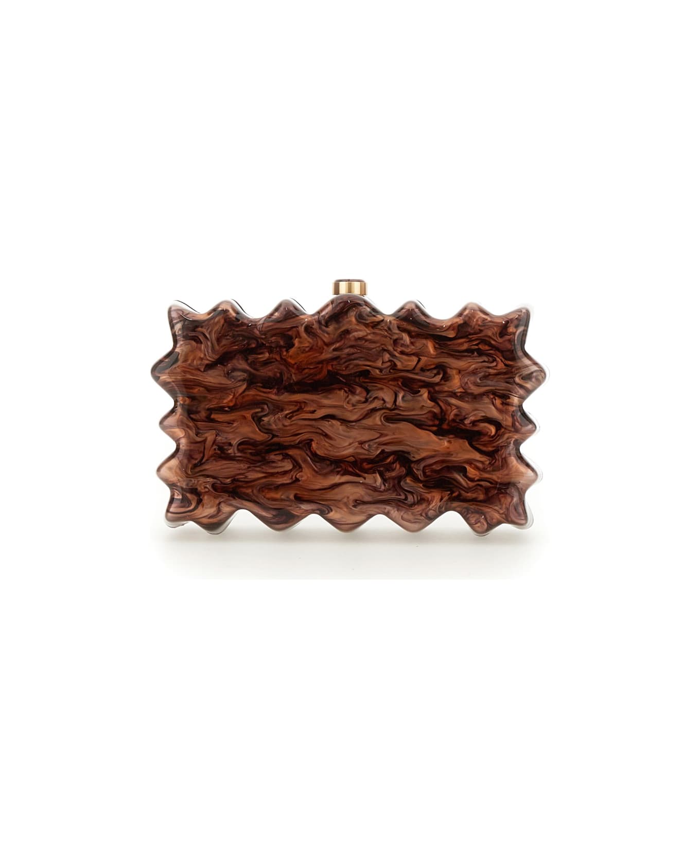 Cult Gaia Clutch "paloma" - BROWN クラッチバッグ
