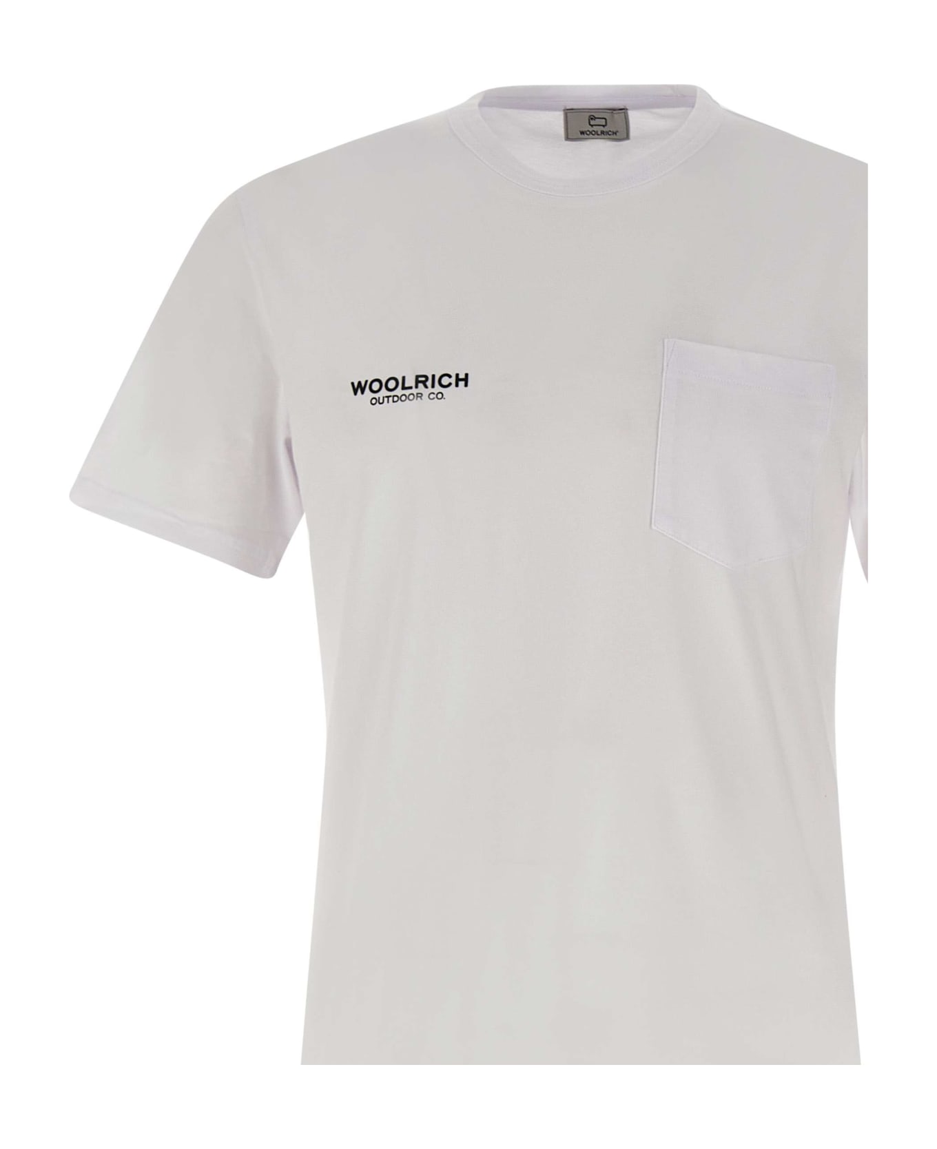 Woolrich "safari" Cotton T-shirt - WHITE