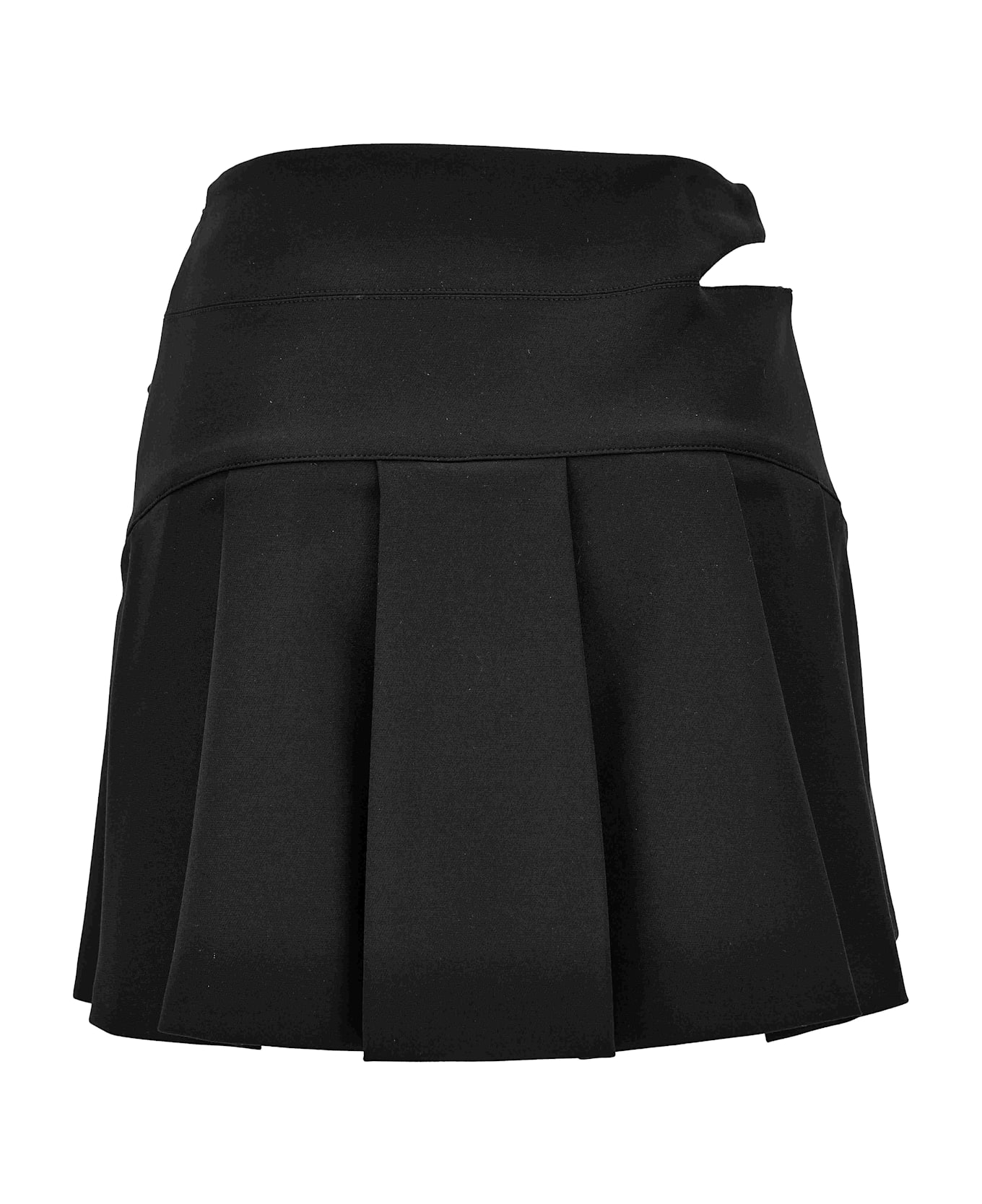 Versace Jeans Couture Mini-skirt With Cut-out - Black