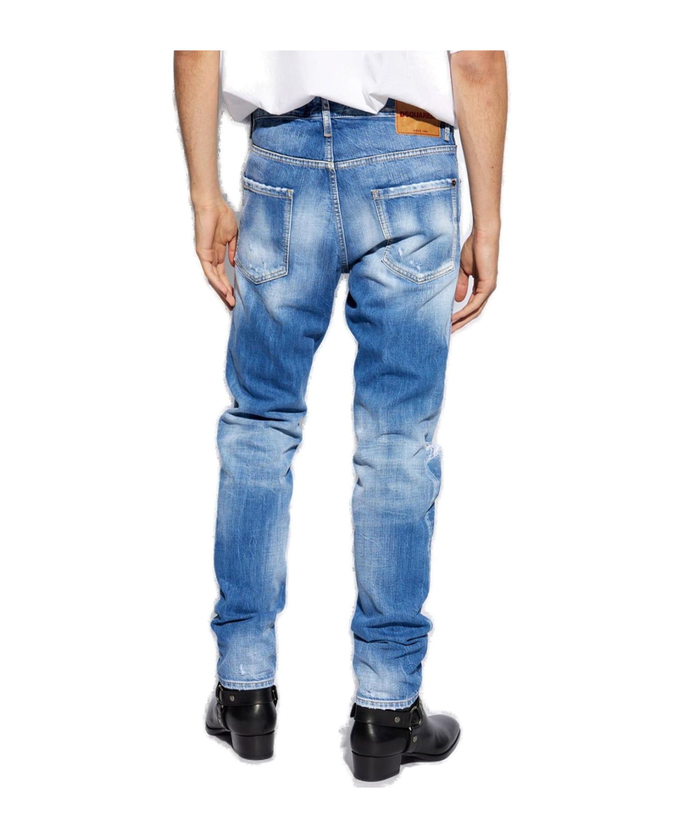 Dsquared2 Cool Guy Distressed Jeans - BLUE