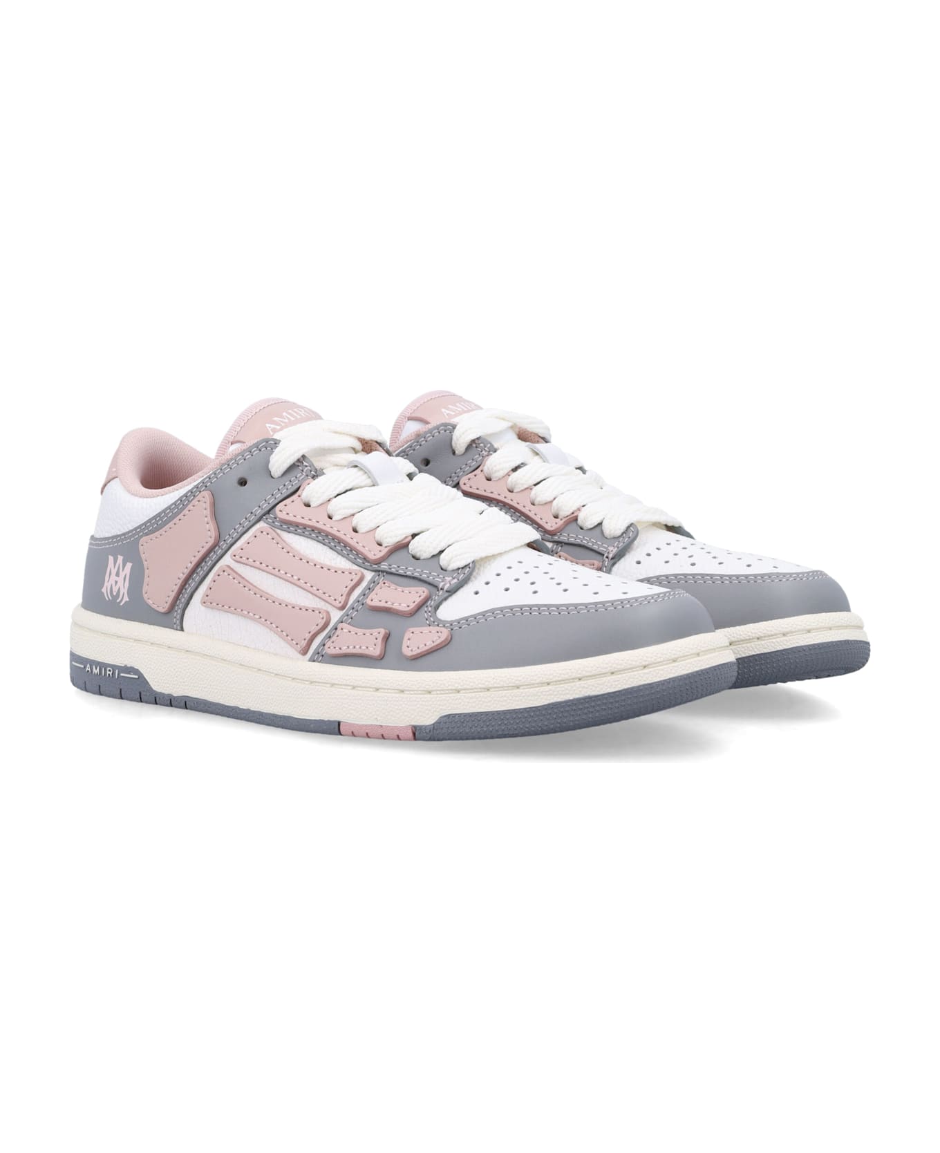AMIRI Varsity Skel Top Low Woman
s Sneakers - PALE PEACH