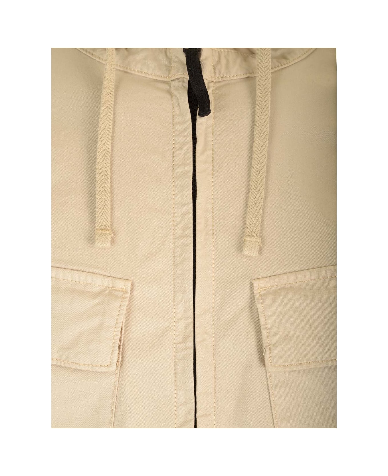 Stone Island Supima Cotton Twill Stretch-tc Jacket - Nude & Neutrals コート