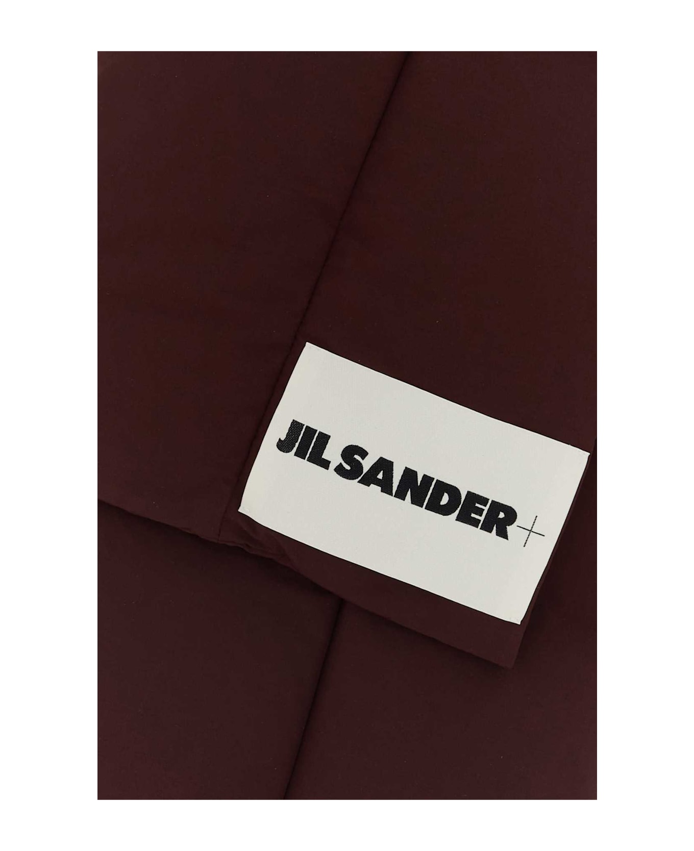 Jil Sander Chocolate Polyester Scarf - PLUM