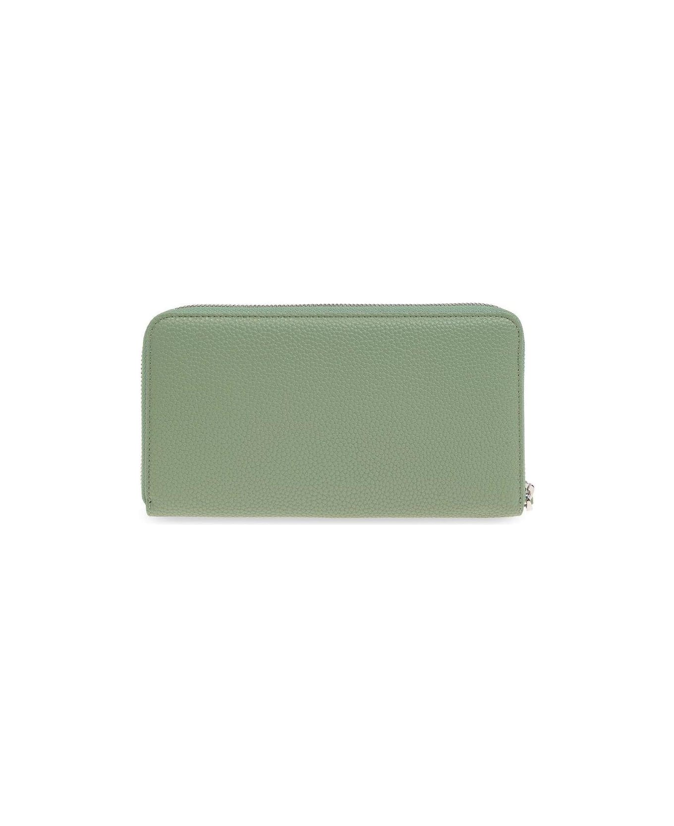 Emporio Armani Wallet With Logo - Green 財布