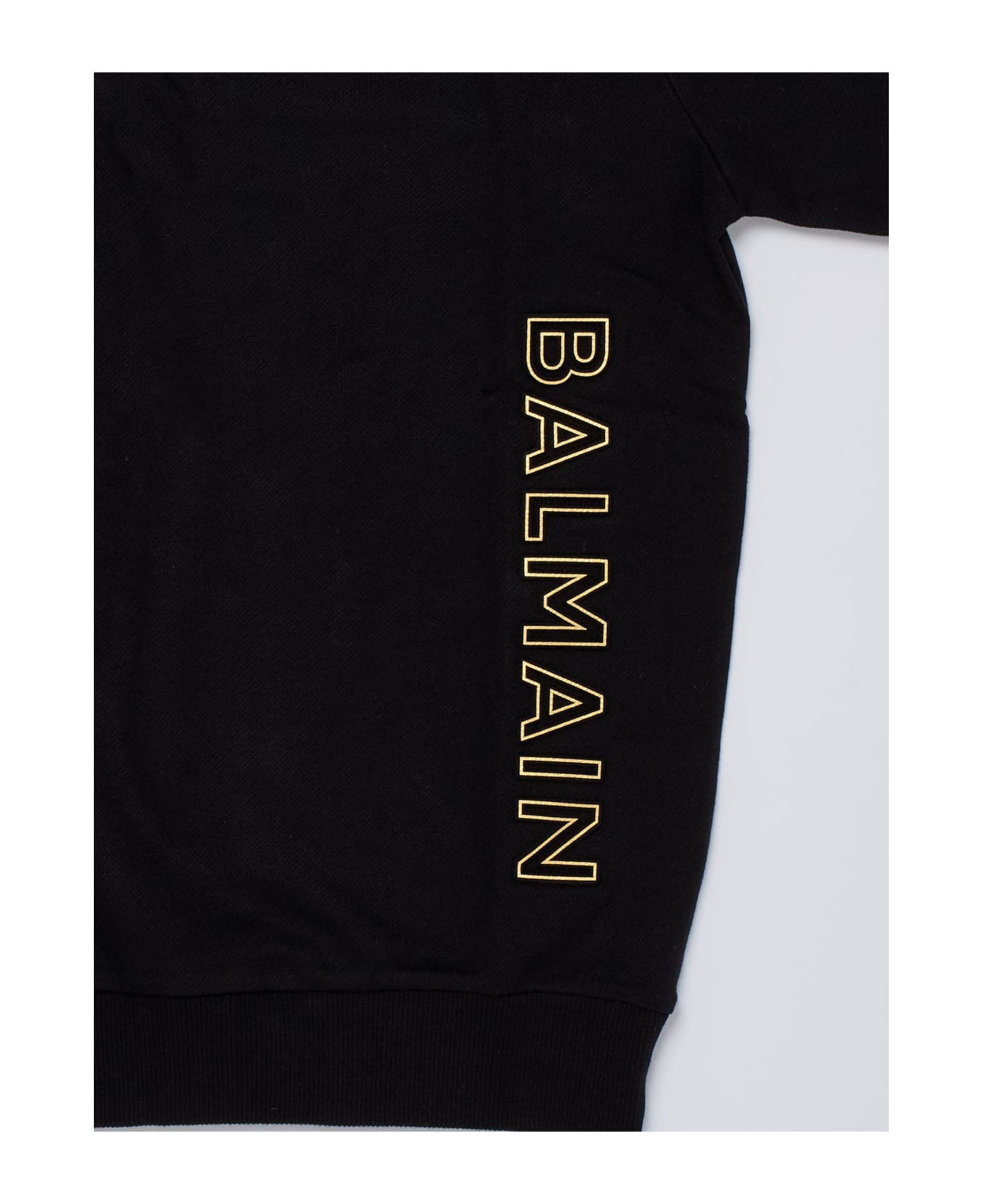 Balmain Sweatshirt Sweatshirt - NERO-ORO ニットウェア＆スウェットシャツ