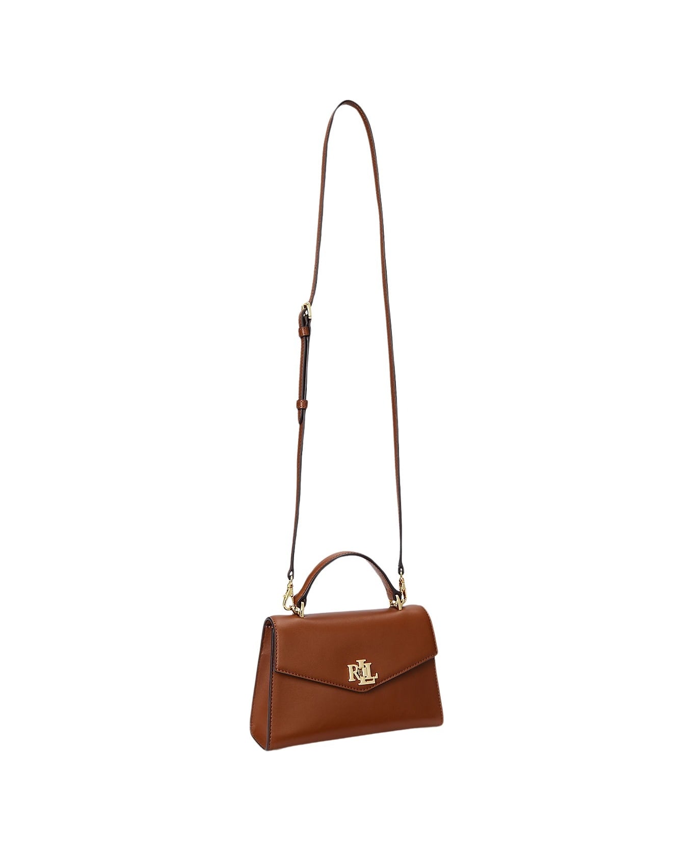 Ralph Lauren Farrah Sm Satchel Small - Lauren Tan