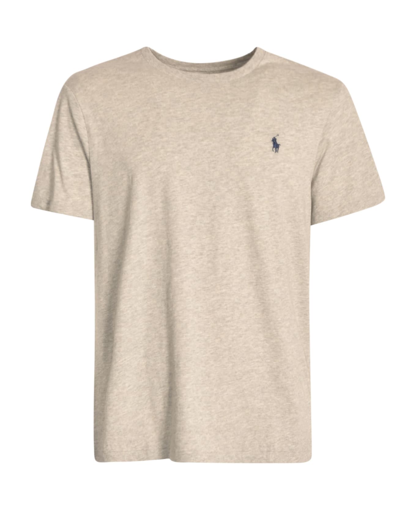Ralph Lauren Logo Round Neck T-shirt - Grey