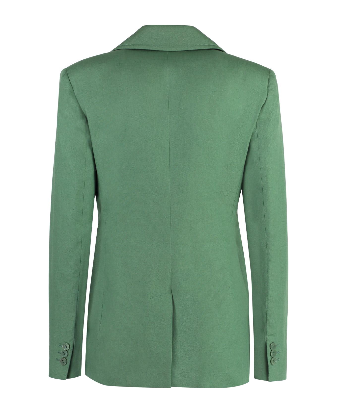 Weekend Max Mara Dattero Cotton-linen Blend Jacket - green
