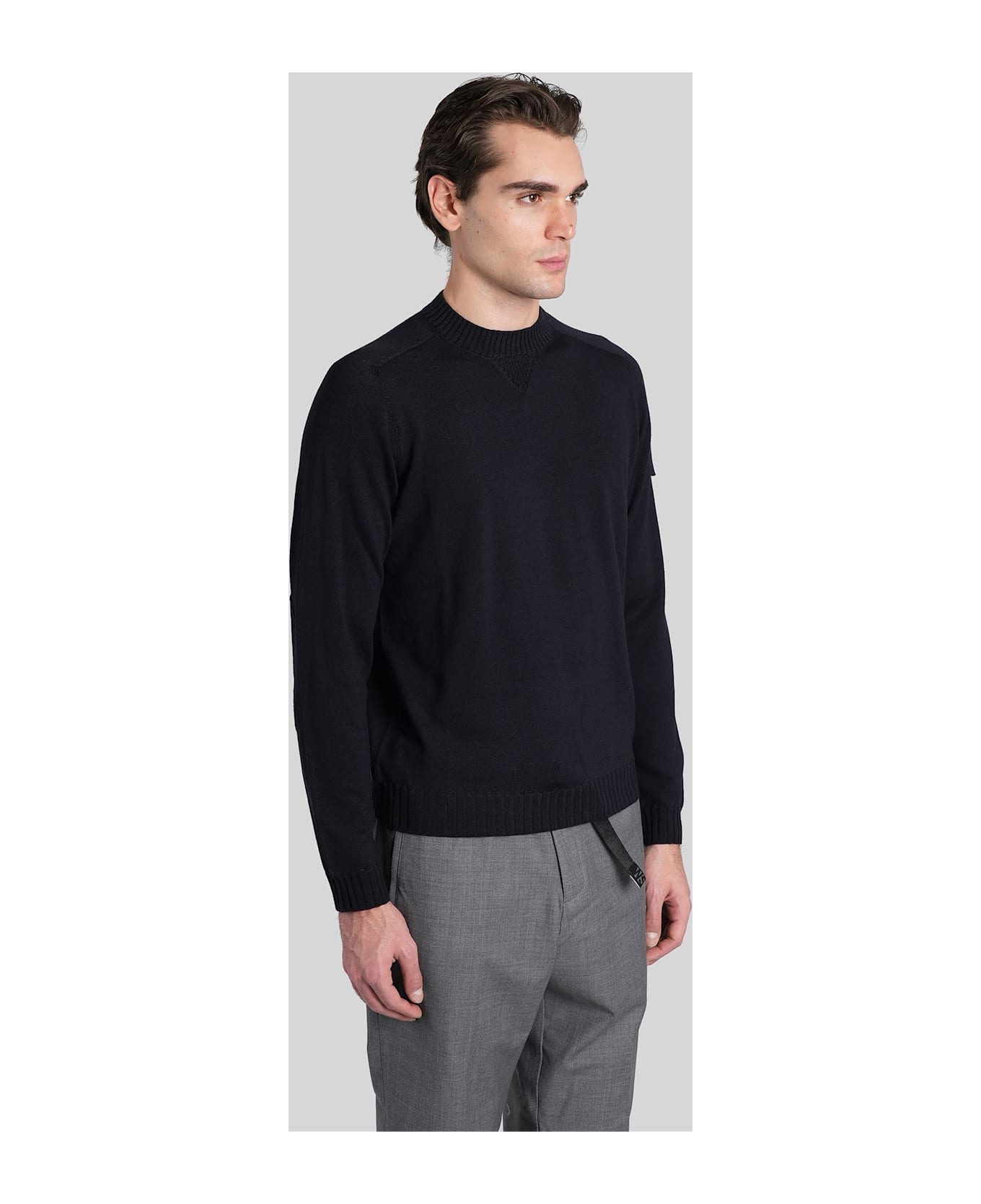 Premiata Wool In Blue Cotton - blue