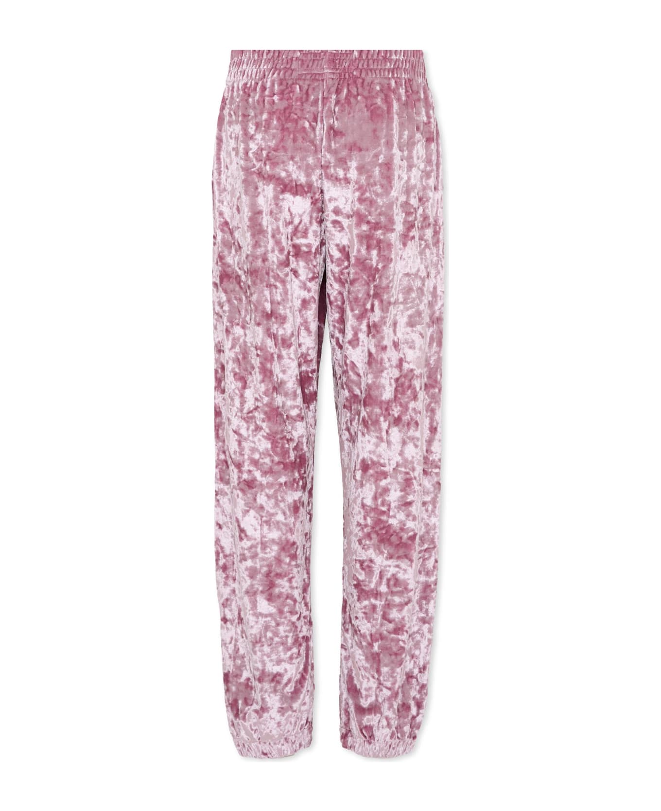 MC2 Saint Barth Pink Trousers For Girl With Logo - Pink
