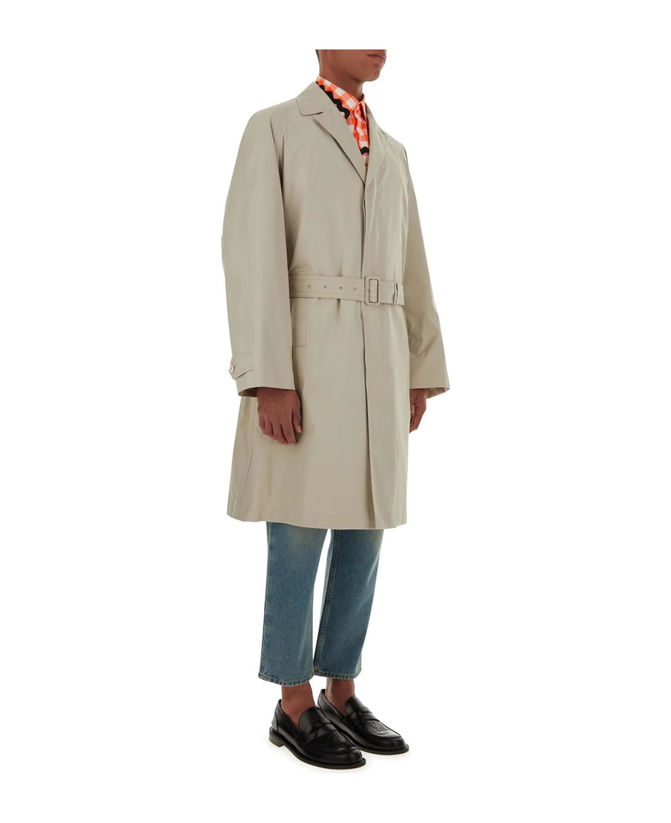 Prada Cotton Blend Overcoat - F0A08