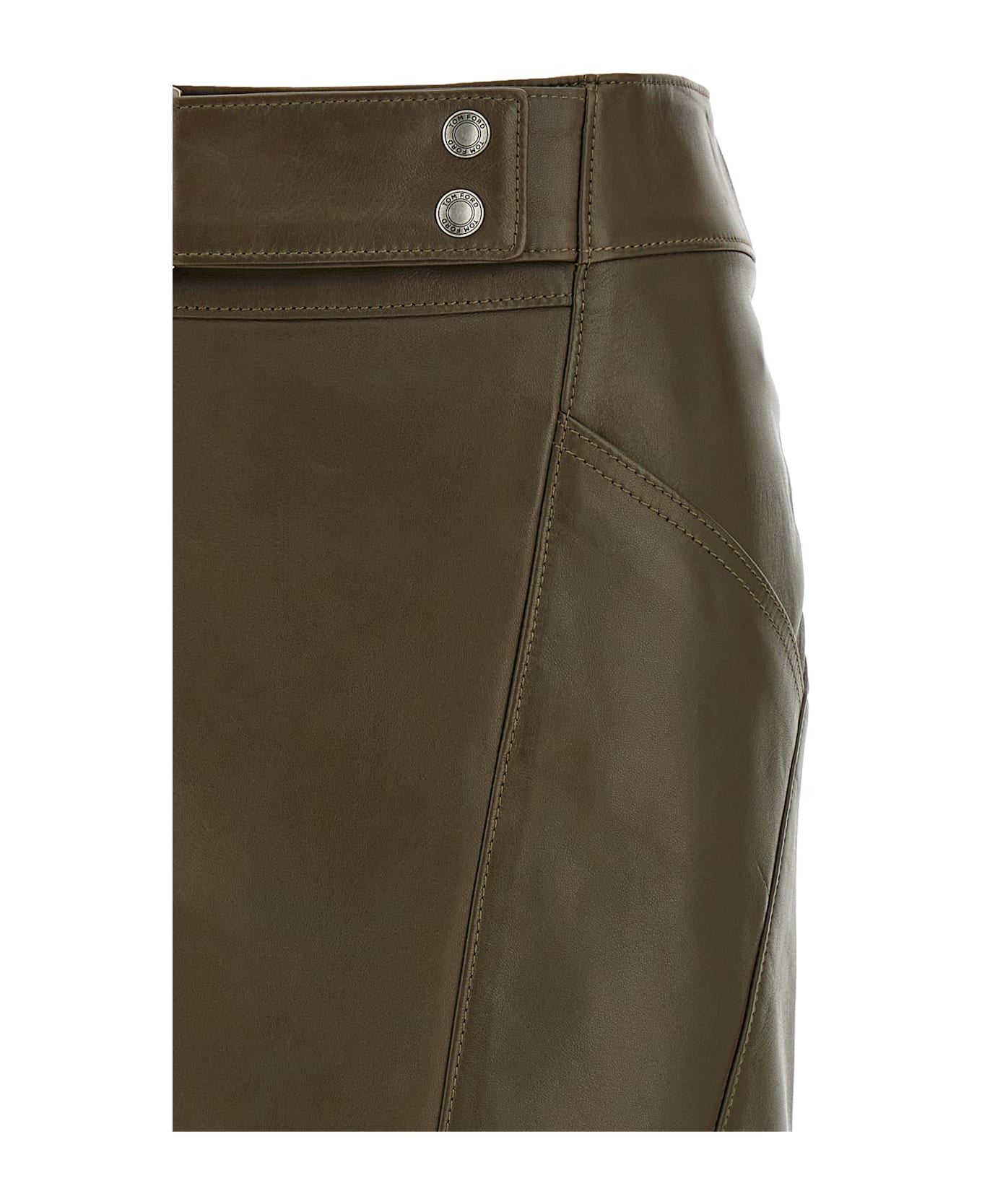 Tom Ford Nappa Skirt - Green