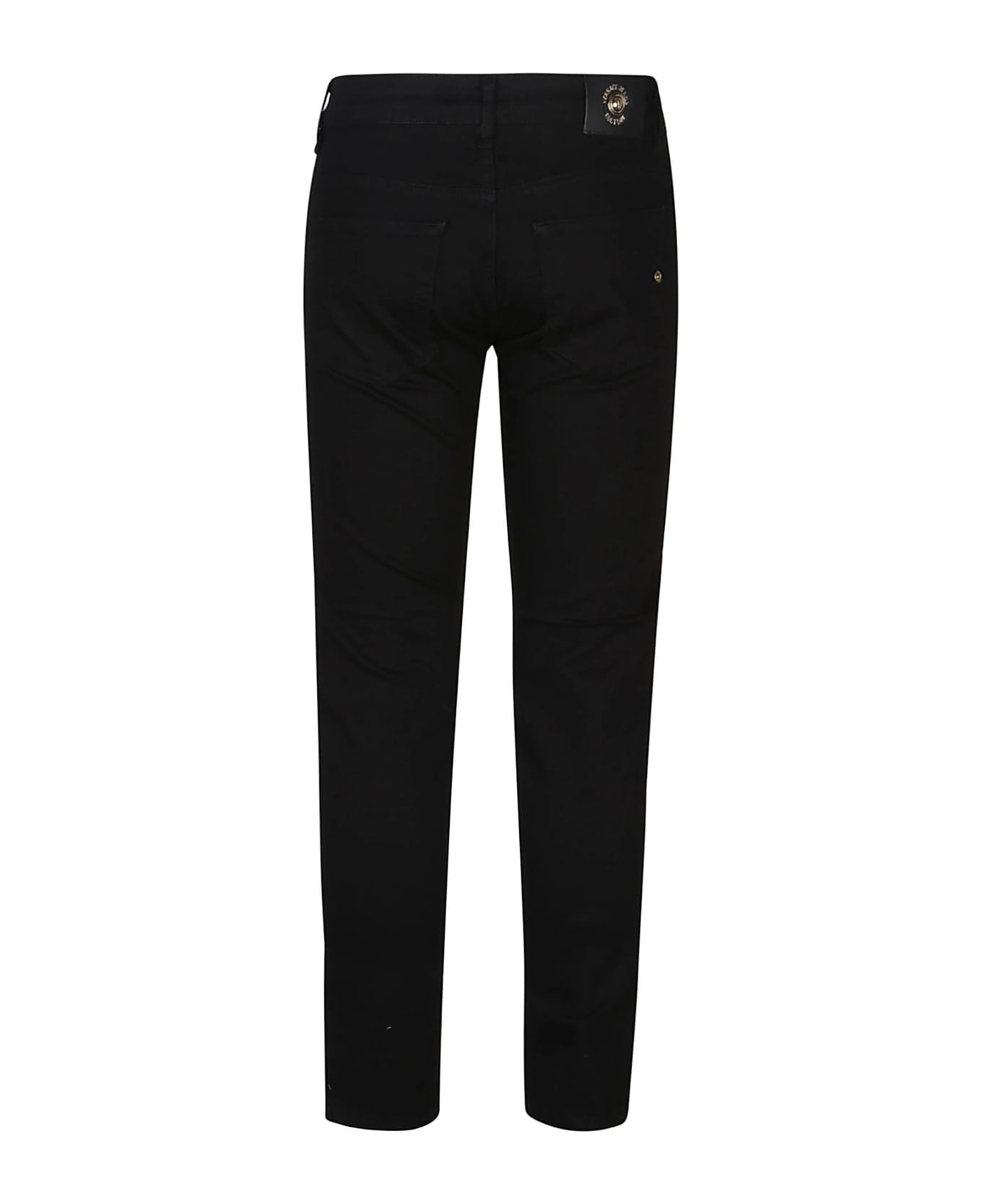 Versace Jeans Couture Narrow Dundee 5 Pockets Jeans - Black/black ボトムス