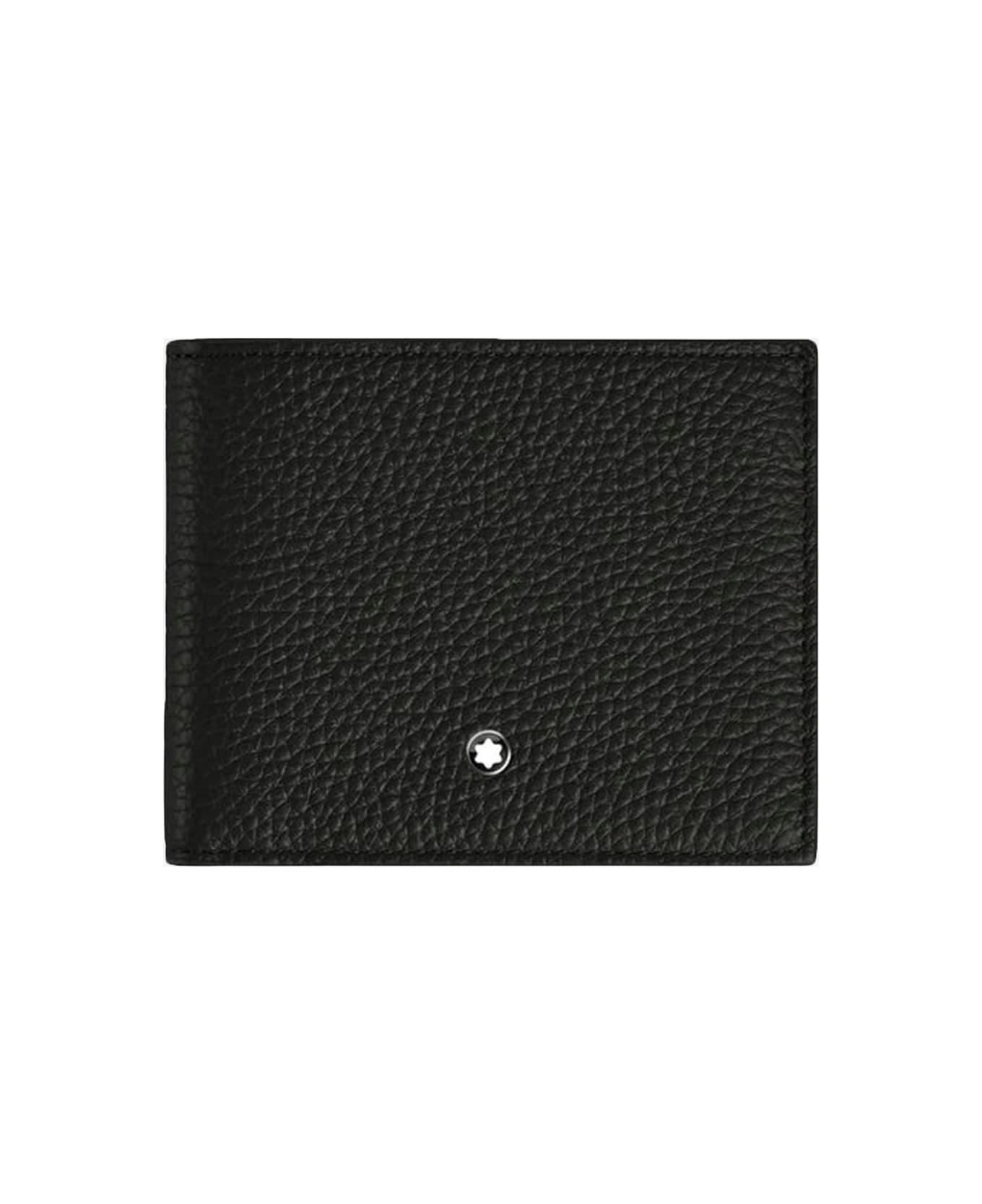 Montblanc Leather Wallet With Logo - Black 財布