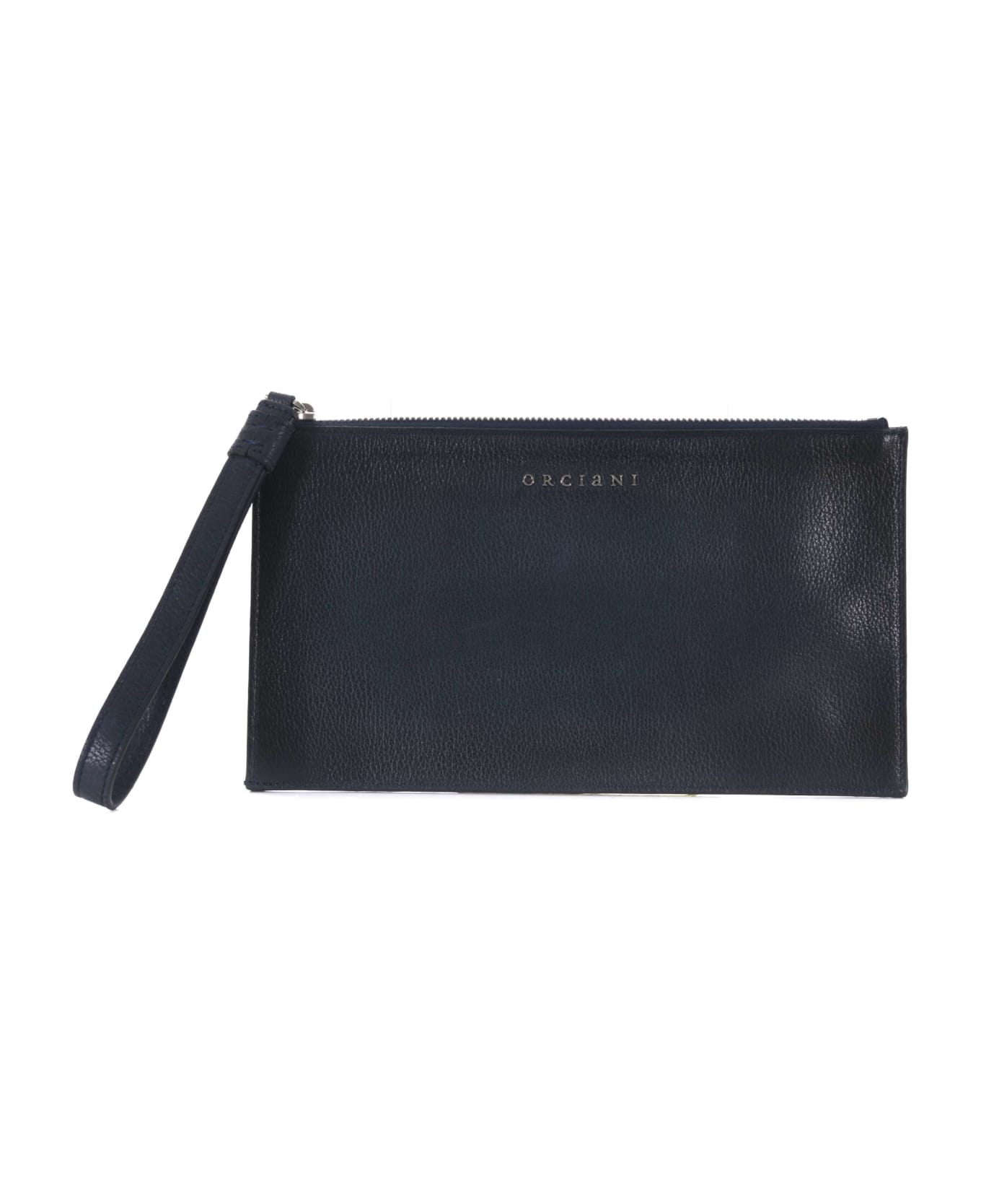 Orciani Clutch Bag - Blu scuro トラベルバッグ