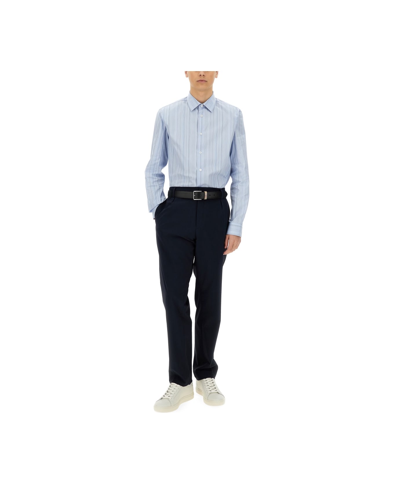 Paul Smith Striped Shirt - AZURE