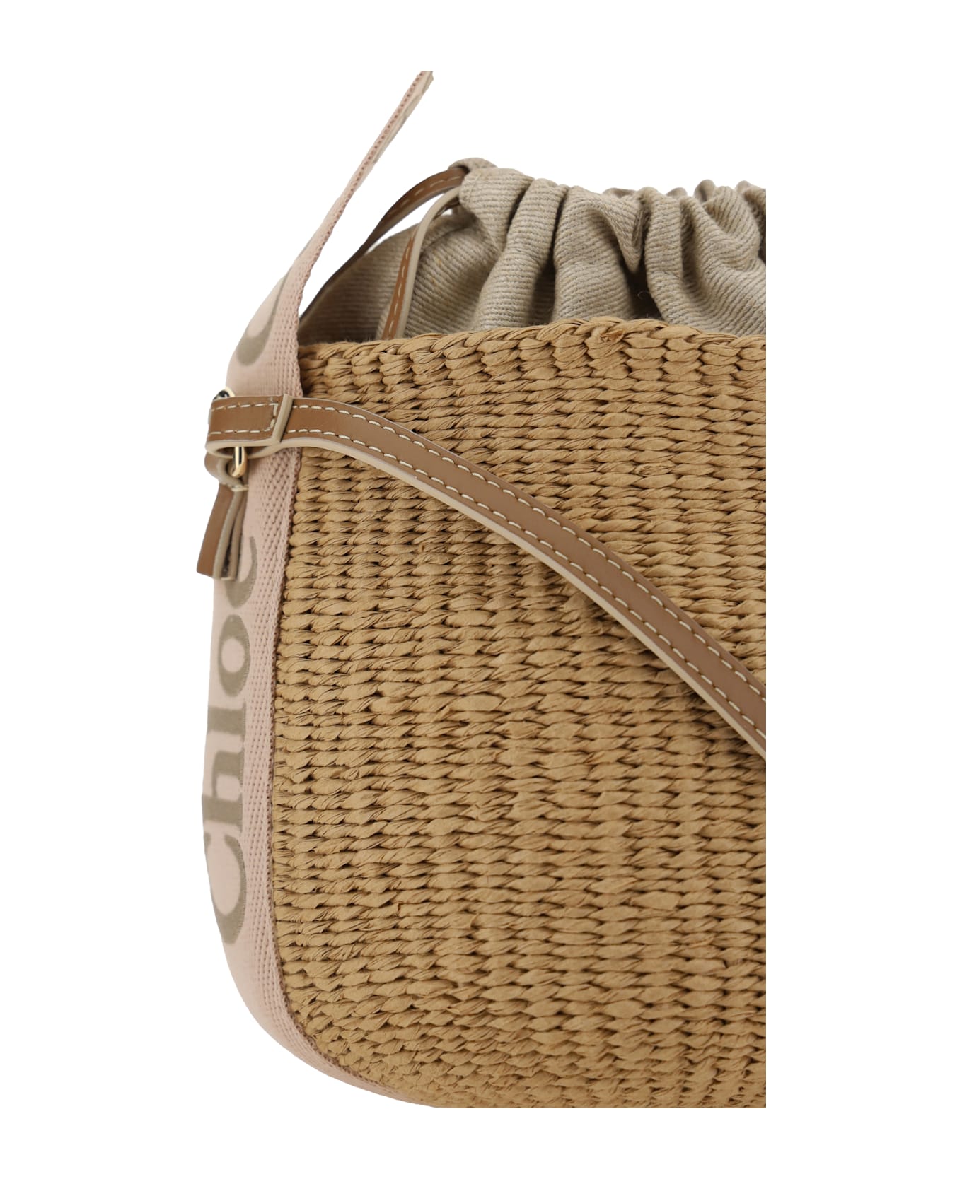 Chloé Small 'woody' Bucket Bag - Blushy Beige ショルダーバッグ