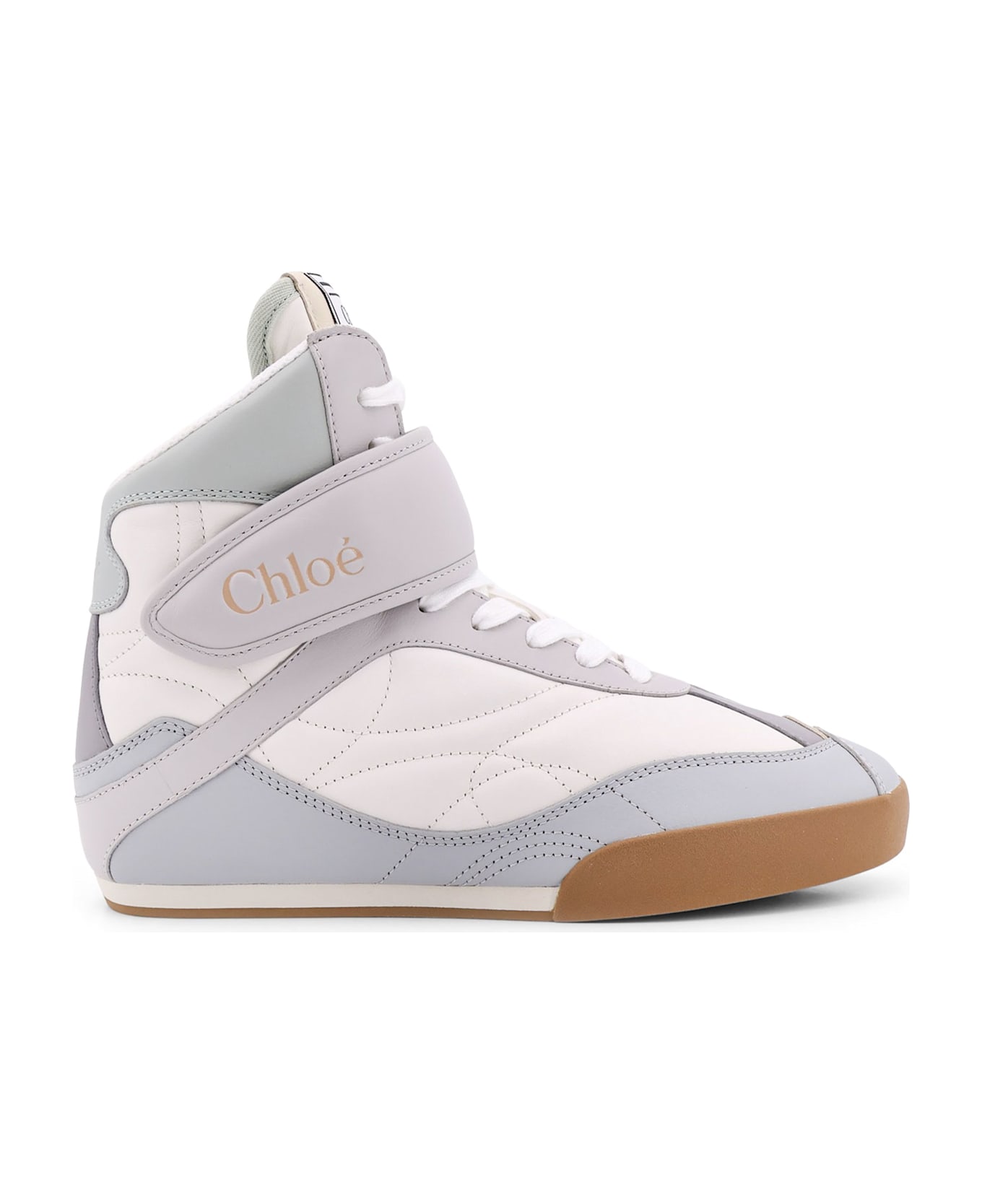 Chloé Kick High Top Sneakers - White