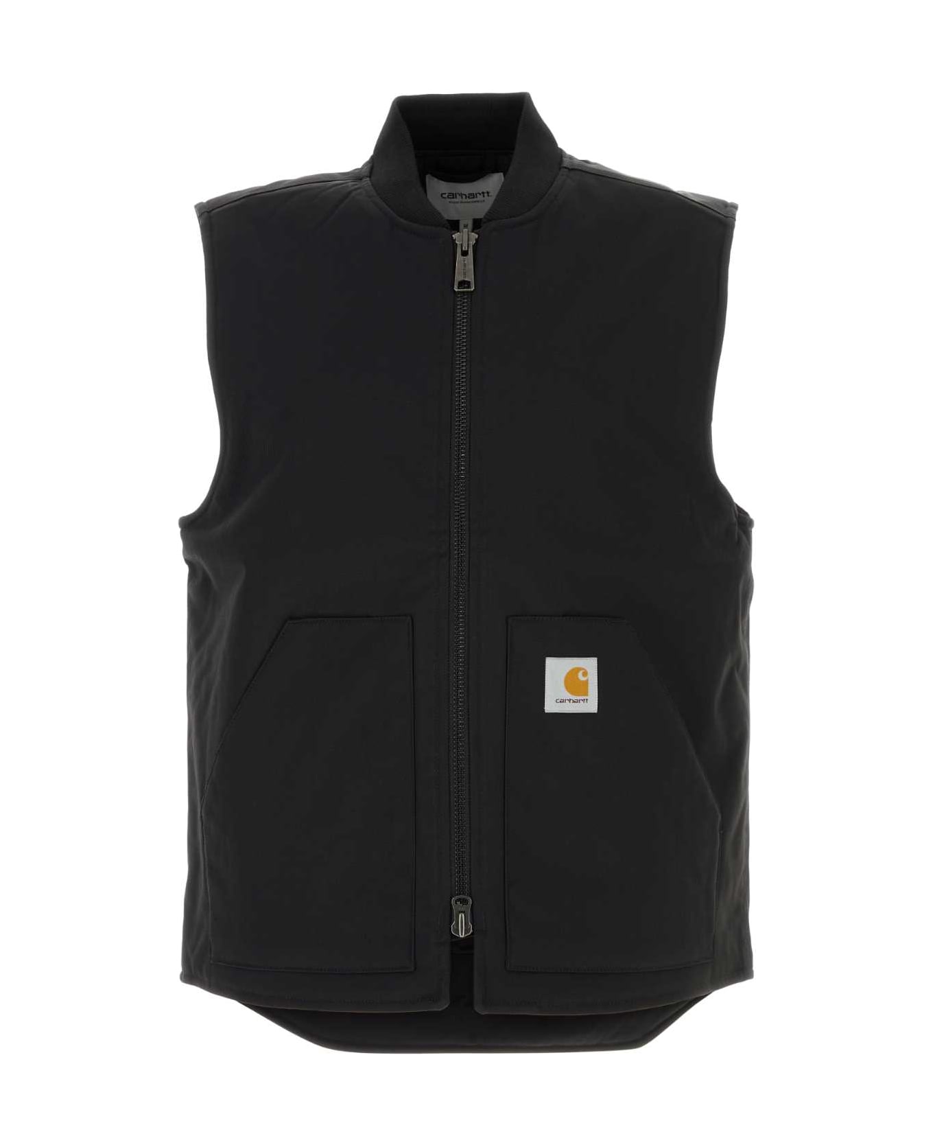 Carhartt Black Nylon Leroy Vest - BLACK