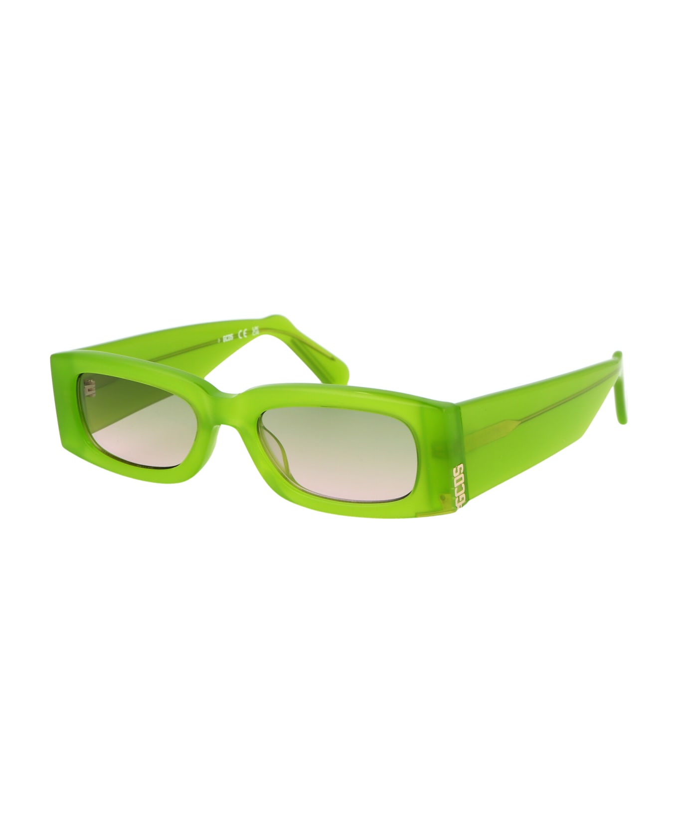 GCDS Gd0020 Sunglasses - 93P Verde Chiaro Luc/Verde Grad サングラス