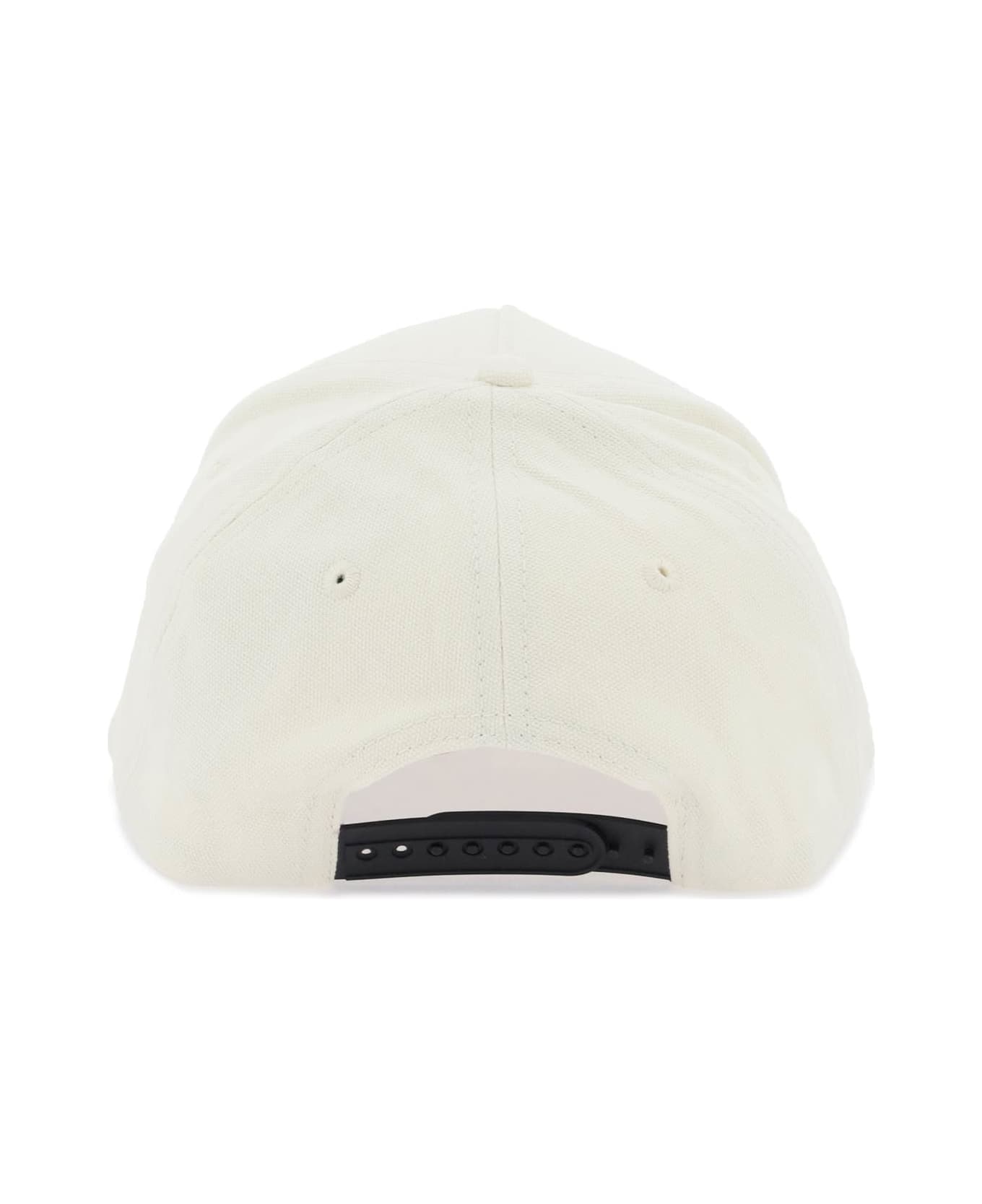 Palm Angels Classic Logo Baseball Cap - OFF WHITE BLACK (White) 帽子