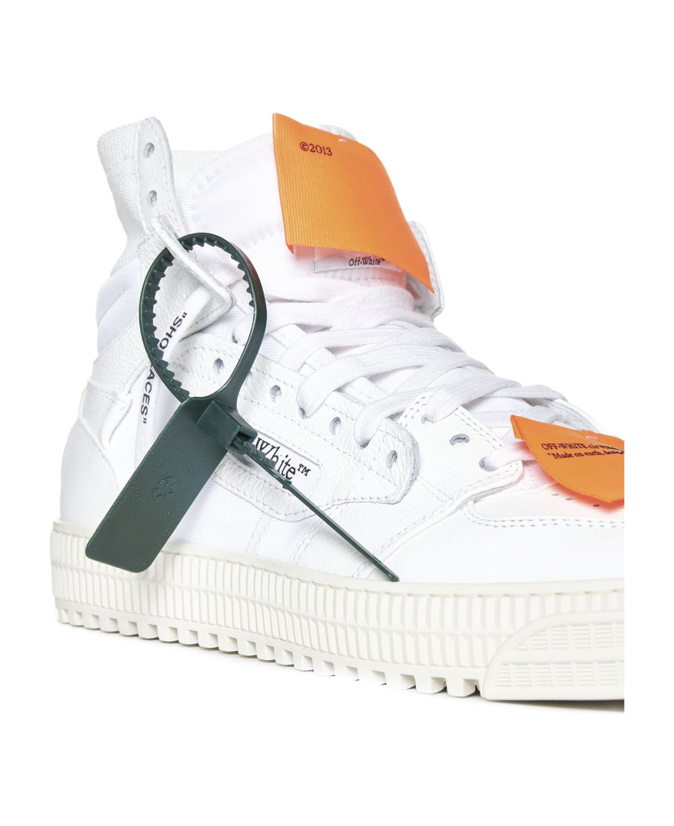 Off-White Sneakers - White orange