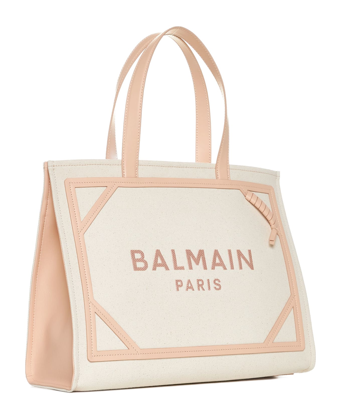 Balmain Shopping Bag - Creme/nude rosè