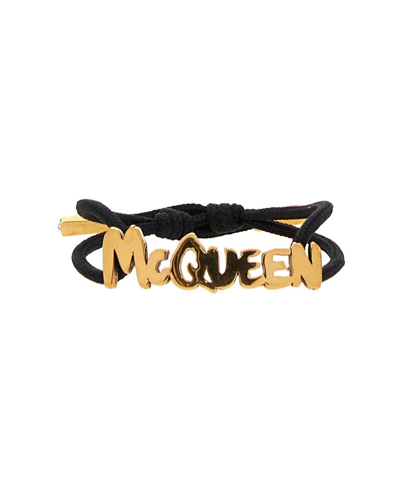 Alexander McQueen Graffiti Bracelet - NERO