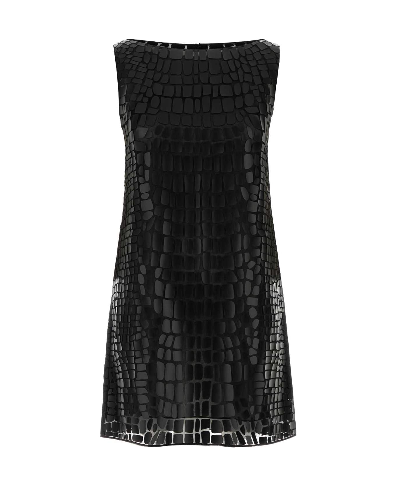 Dsquared2 Black Silk Uptown Mini Dress - Black