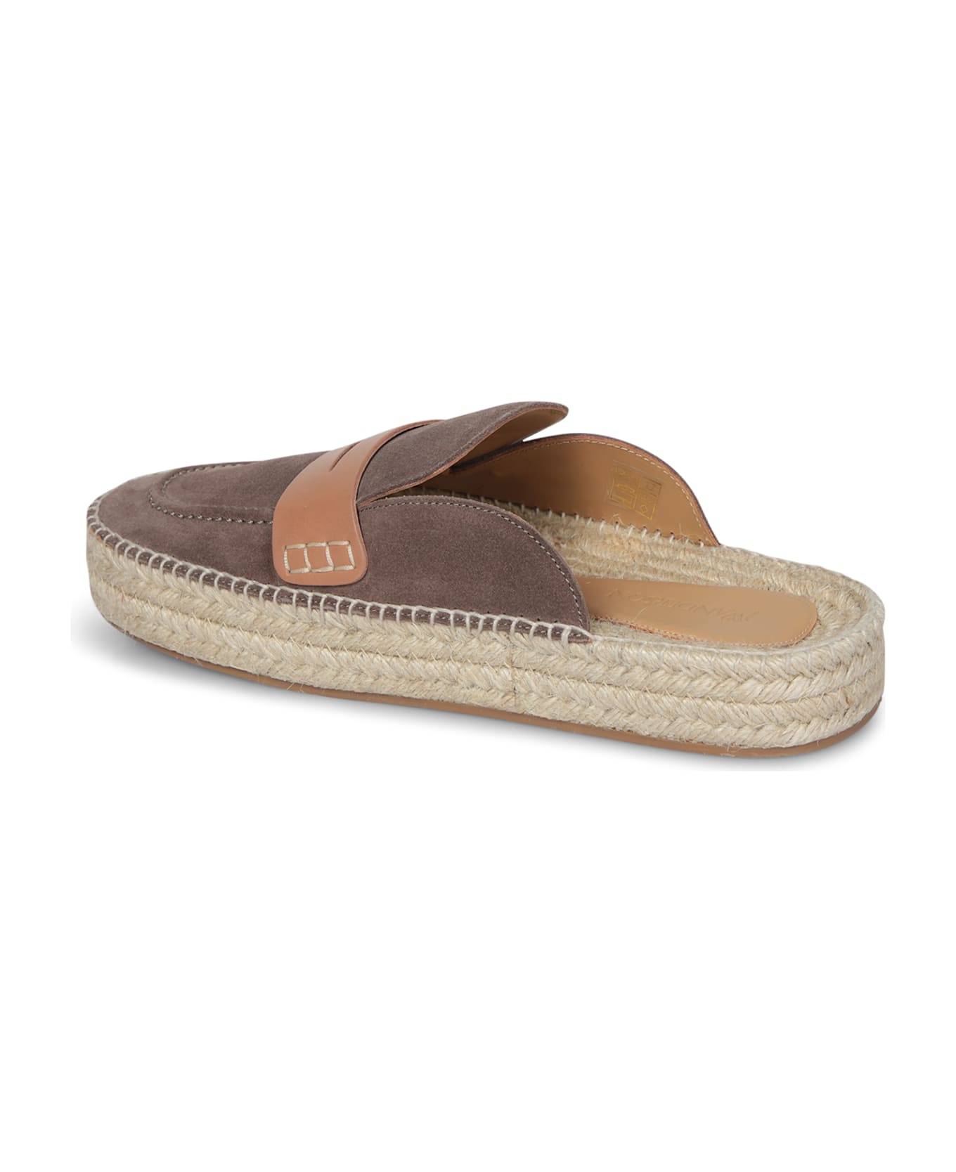 J.W. Anderson Taupe Leather Espadrillas - Beige