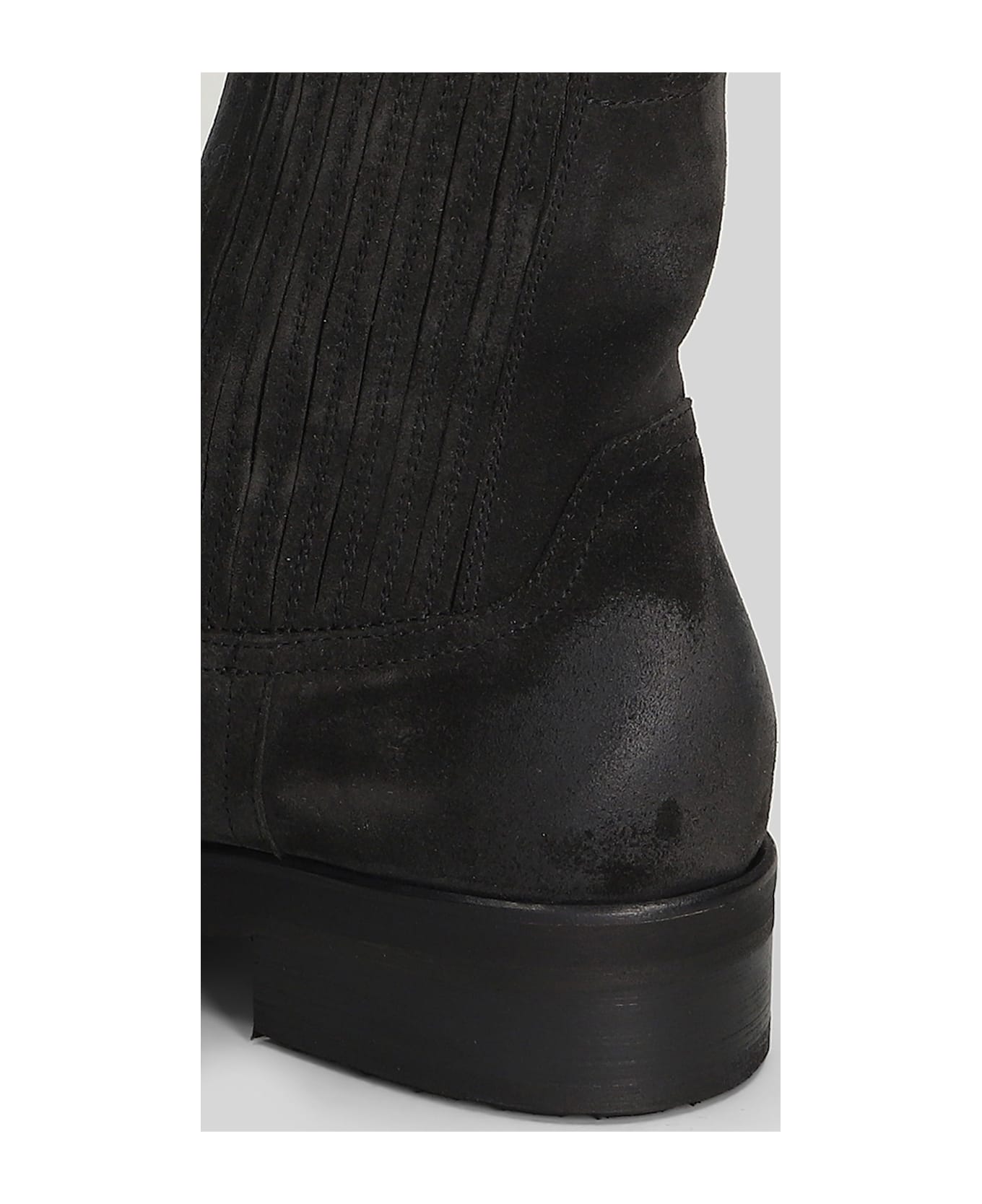 Paura Nessuno Low Boot Ankle Boots In Brown Leather - brown ブーツ