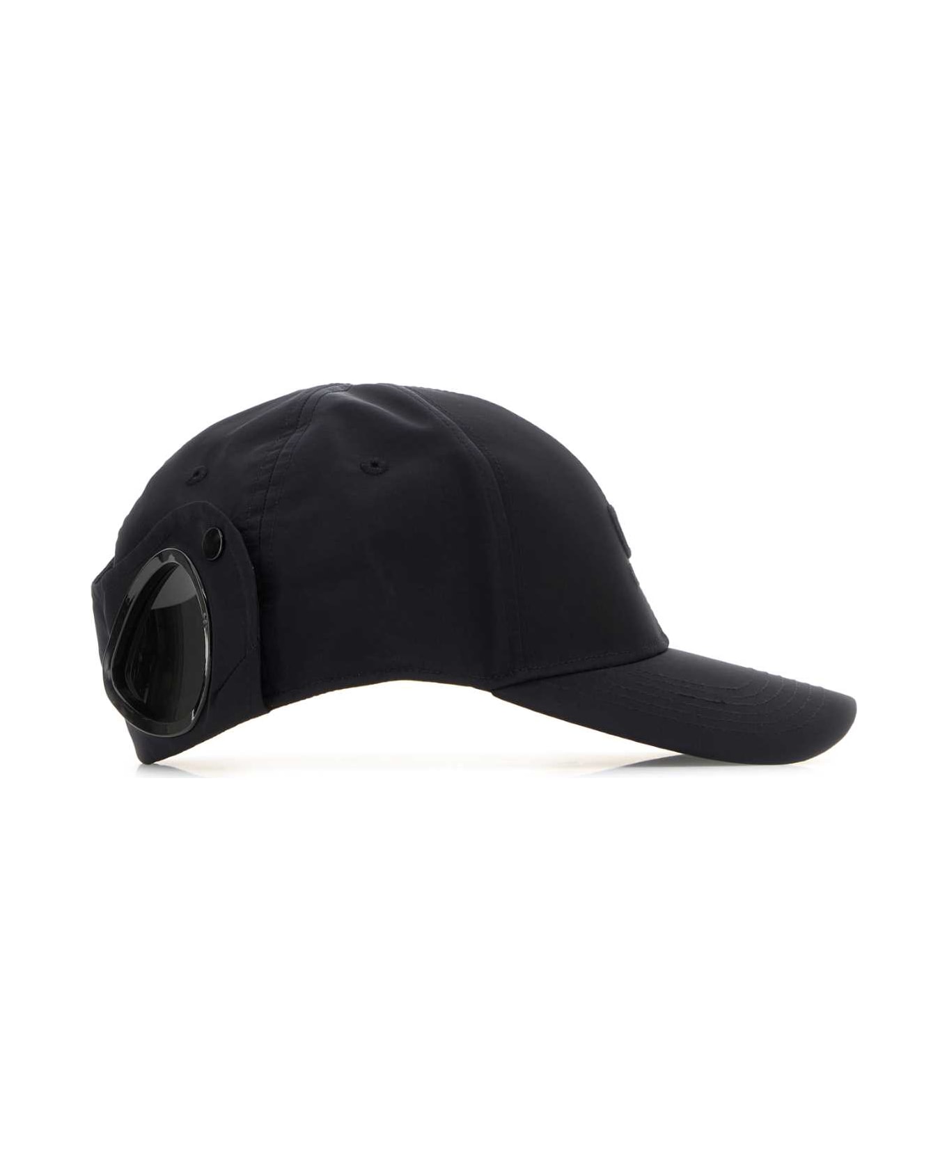 C.P. Company Midnight Blue Nylon Baseball Cap - TOTALECLIPSE