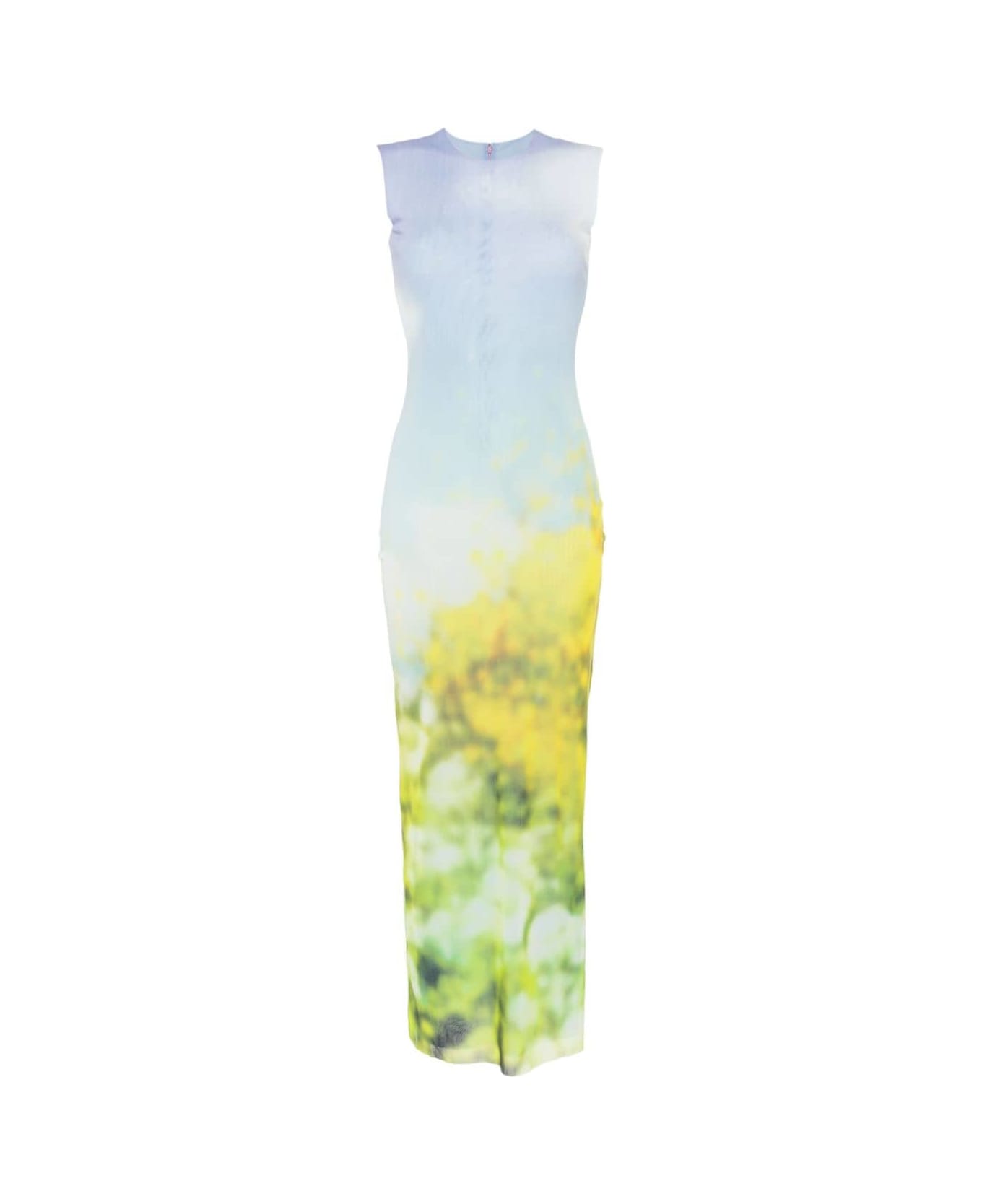 Acne Studios Ombré-print Midi Dress - Lilac
