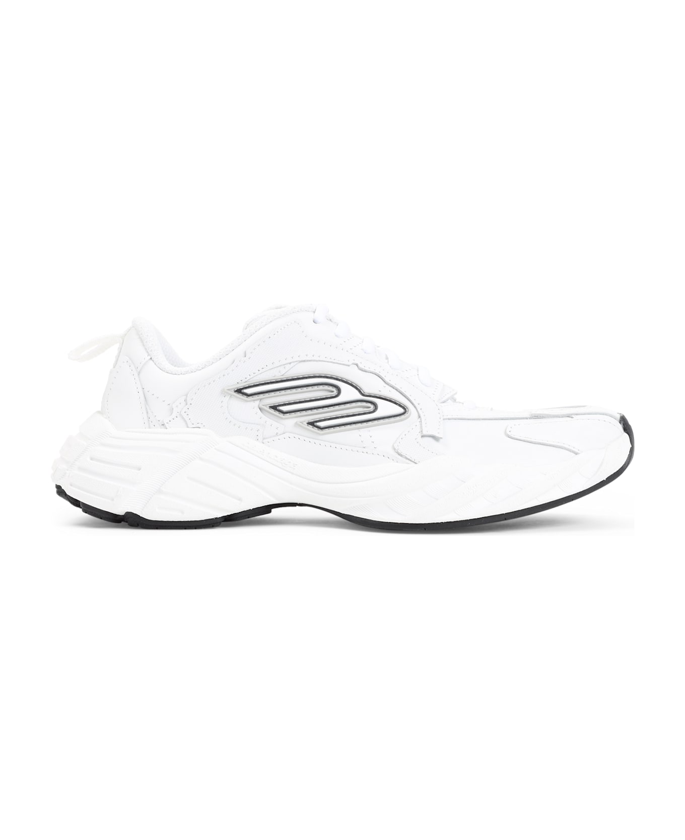 Balenciaga Monday Sneakers - White Black Grey