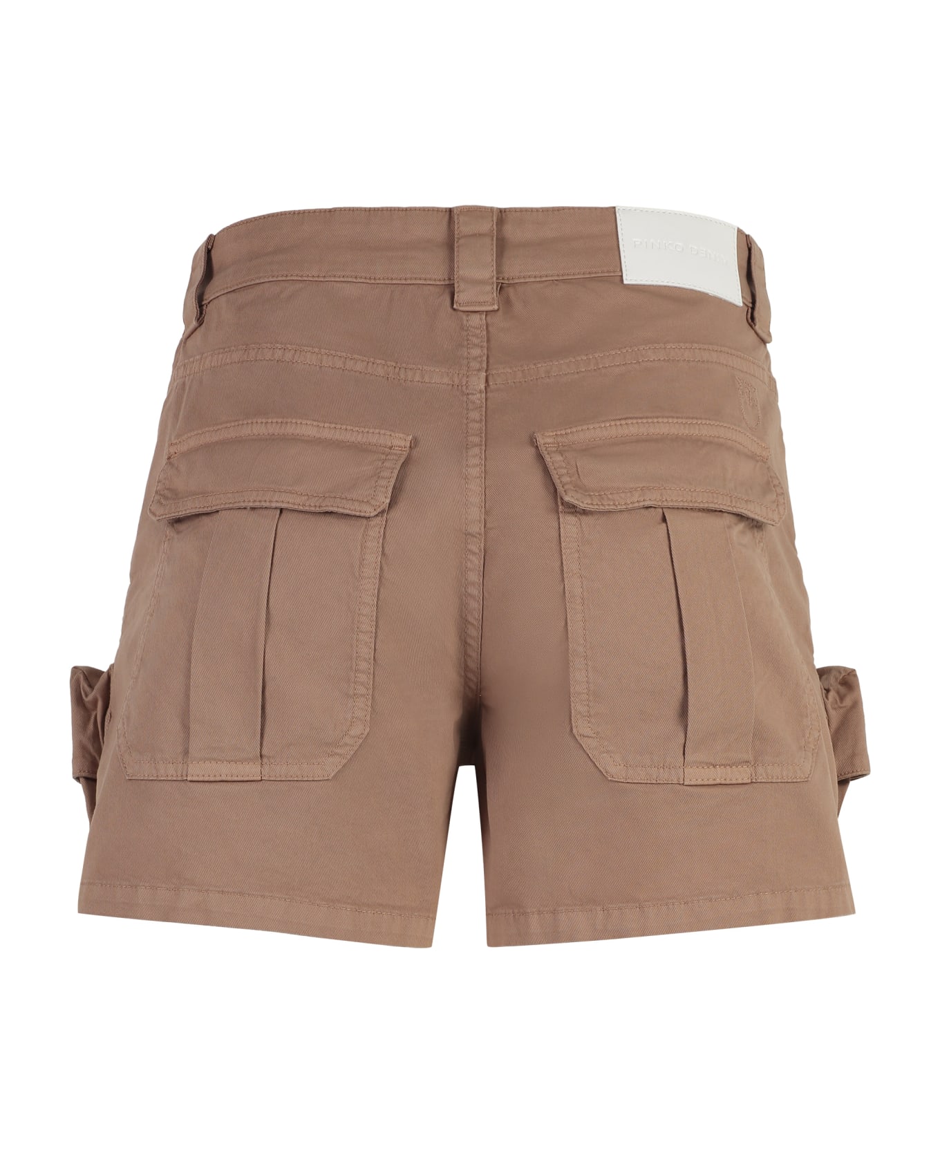 Pinko Porta Cotton Cargo-shorts - Camel