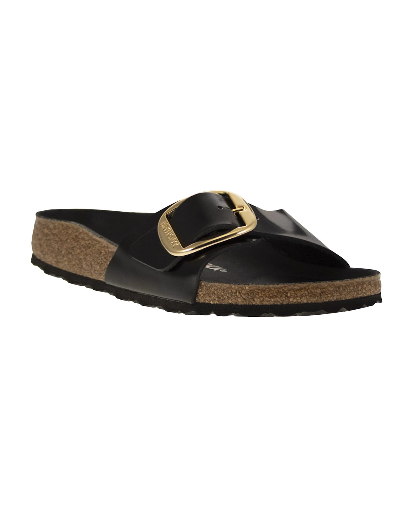 Birkenstock Madrid Big Buckle - Flat Sandal - Black