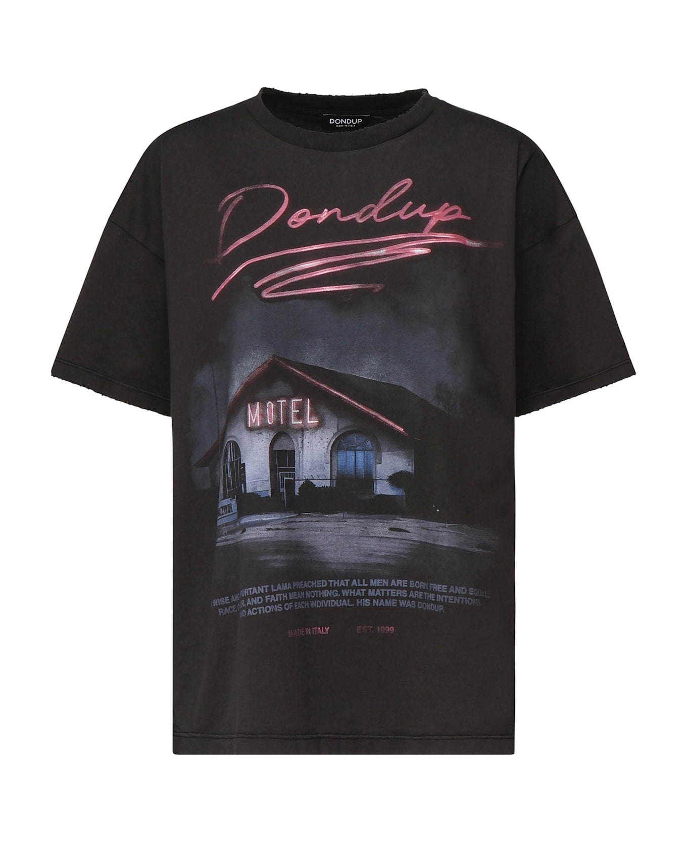 Dondup Printed T-shirt - Black