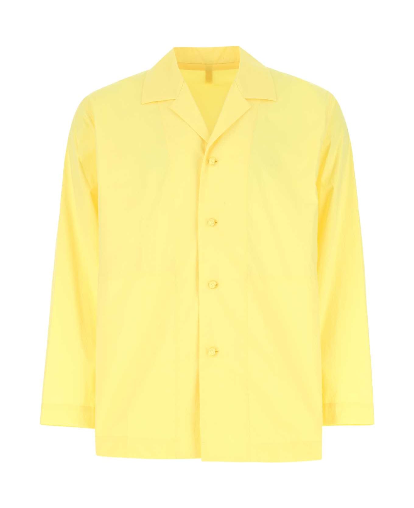 Homme Plissé Issey Miyake Yellow Polyester Shirt - 52