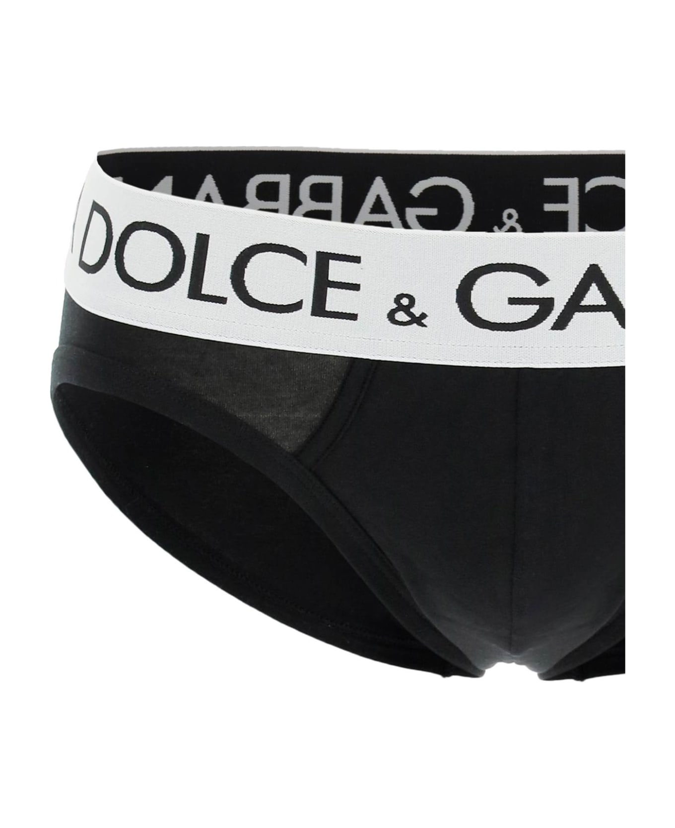 Dolce 
Gabbana Logo Band Underwear Brief - NERO (Black)