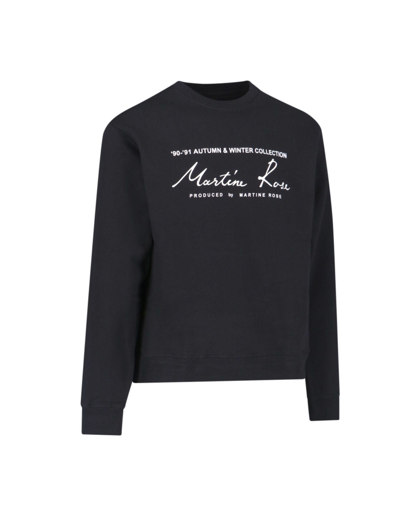 Martine Rose Logo Crewneck Sweatshirt - Black  