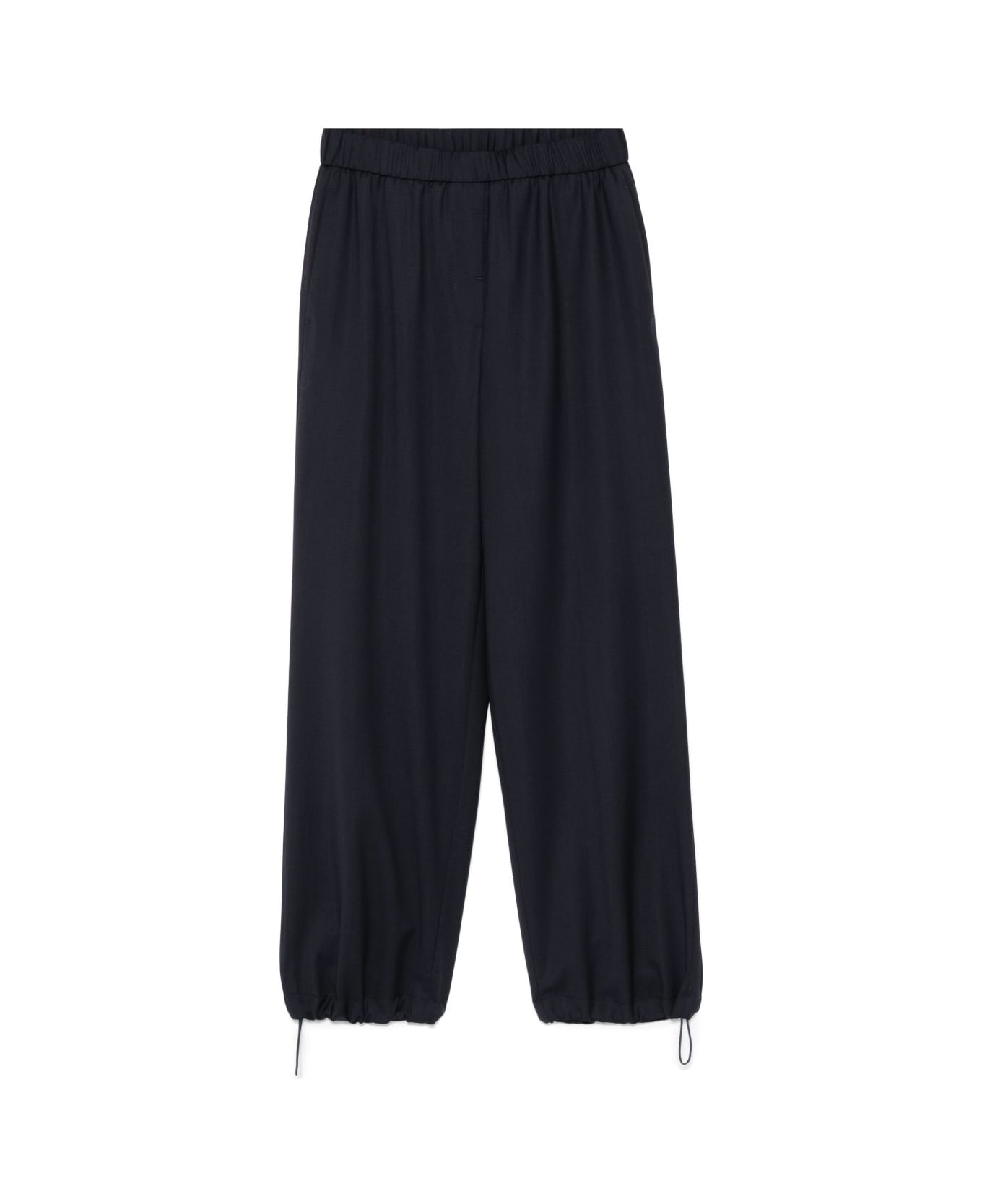 Peserico Navy Blue Trousers - Blue
