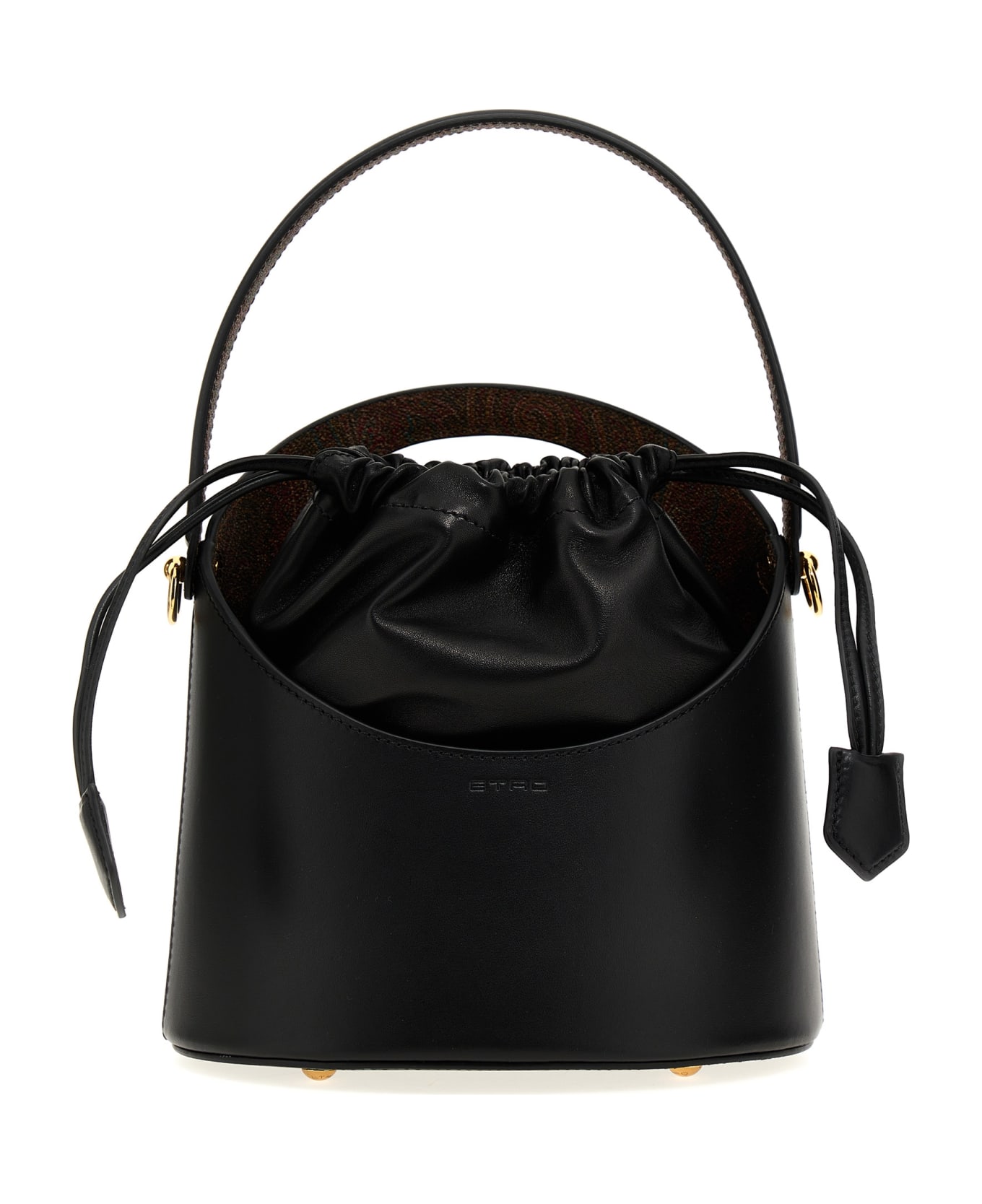 Etro 'saturno' Bucket Bag - Black  
