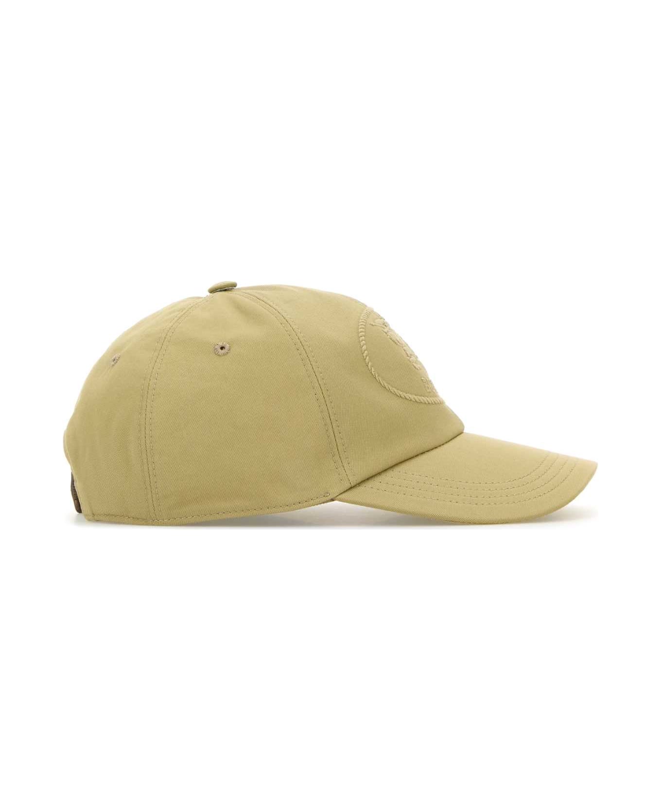 Burberry Beige Cotton Baseball Cap - HAMPER